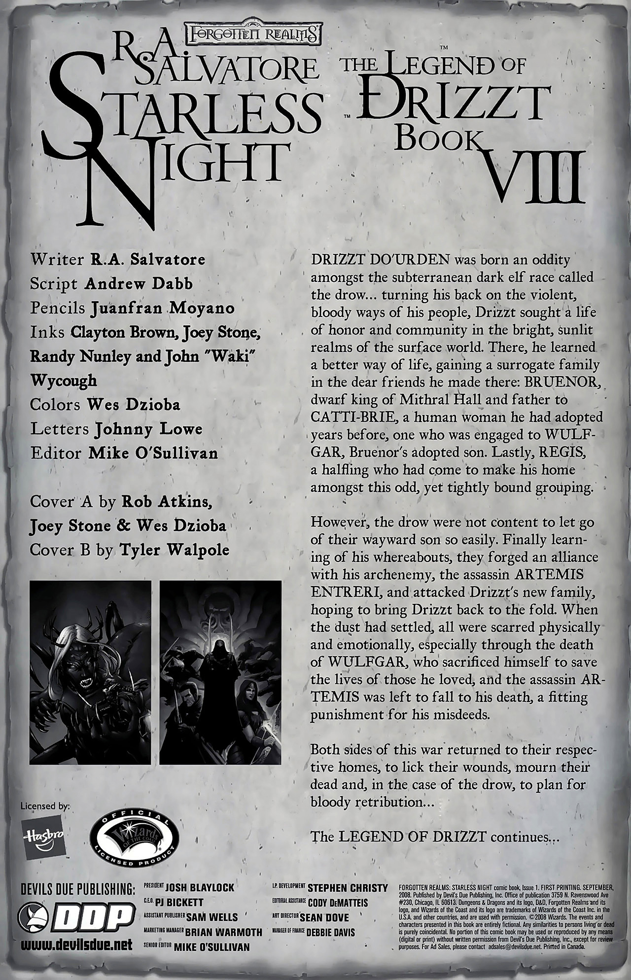 Read online Forgotten Realms: Starless Night comic -  Issue # Full - 2