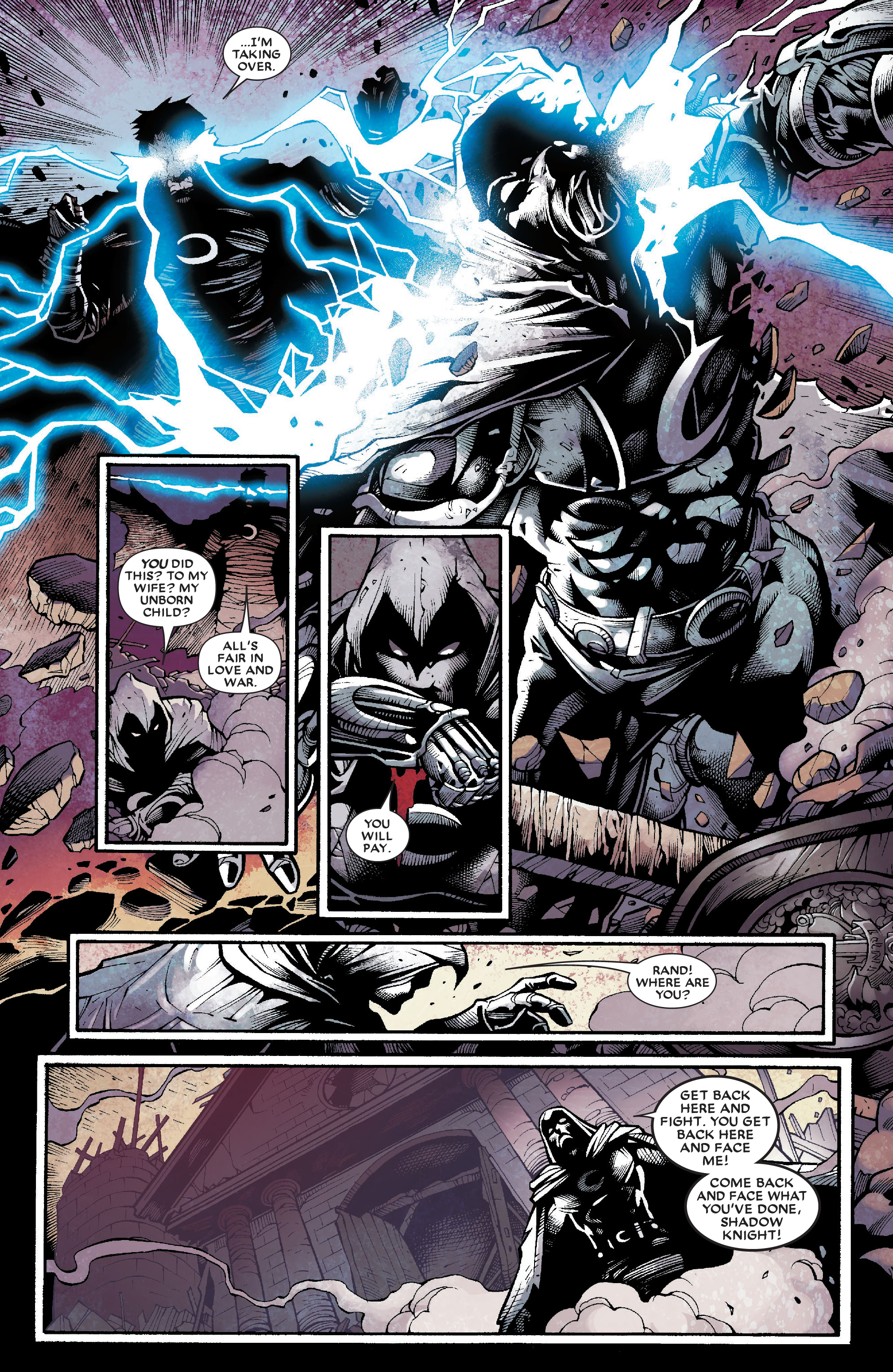 Read online Moon Knight by Huston, Benson & Hurwitz Omnibus comic -  Issue # TPB (Part 12) - 5