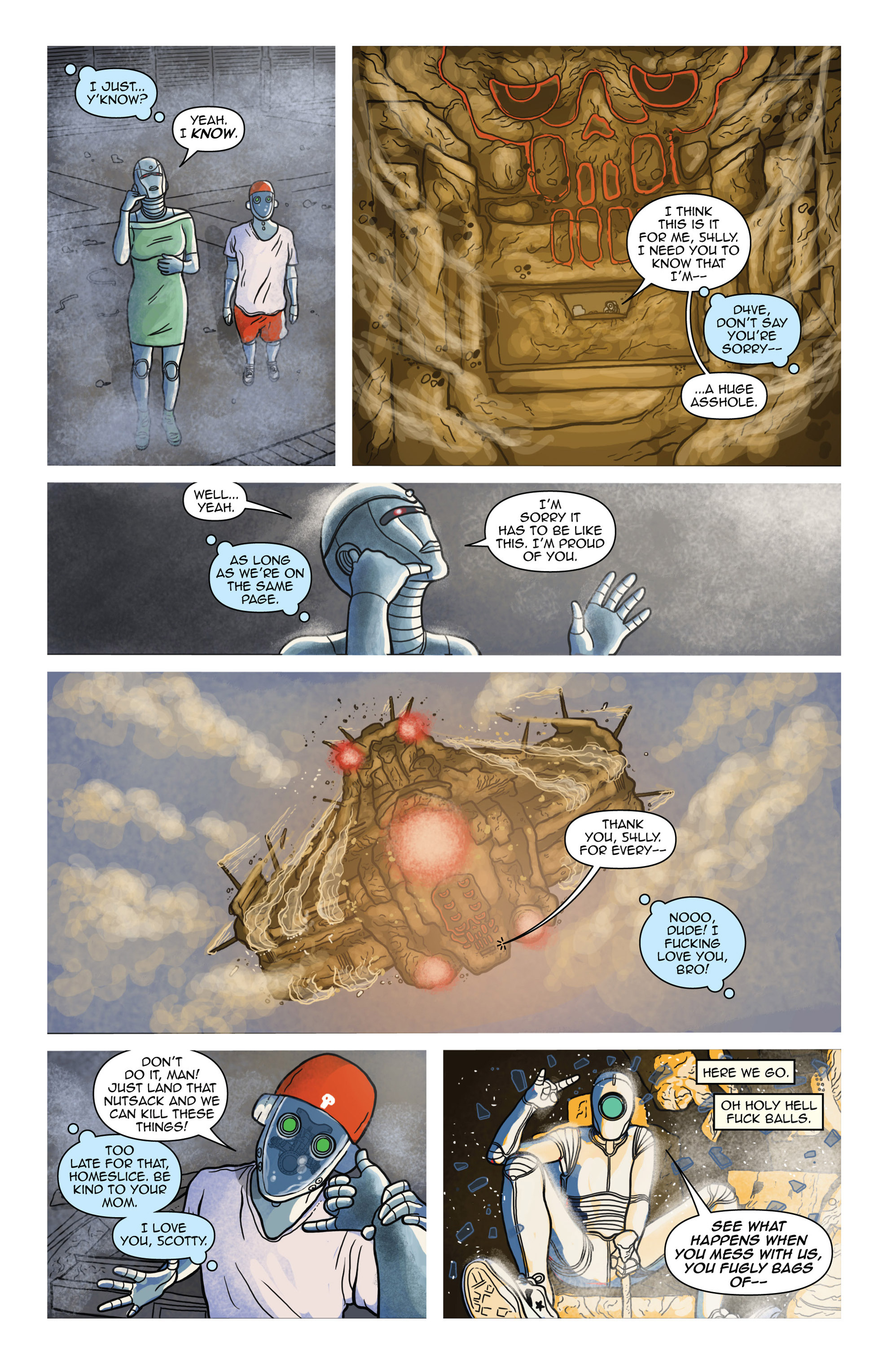 Read online D4VE comic -  Issue #5 - 17