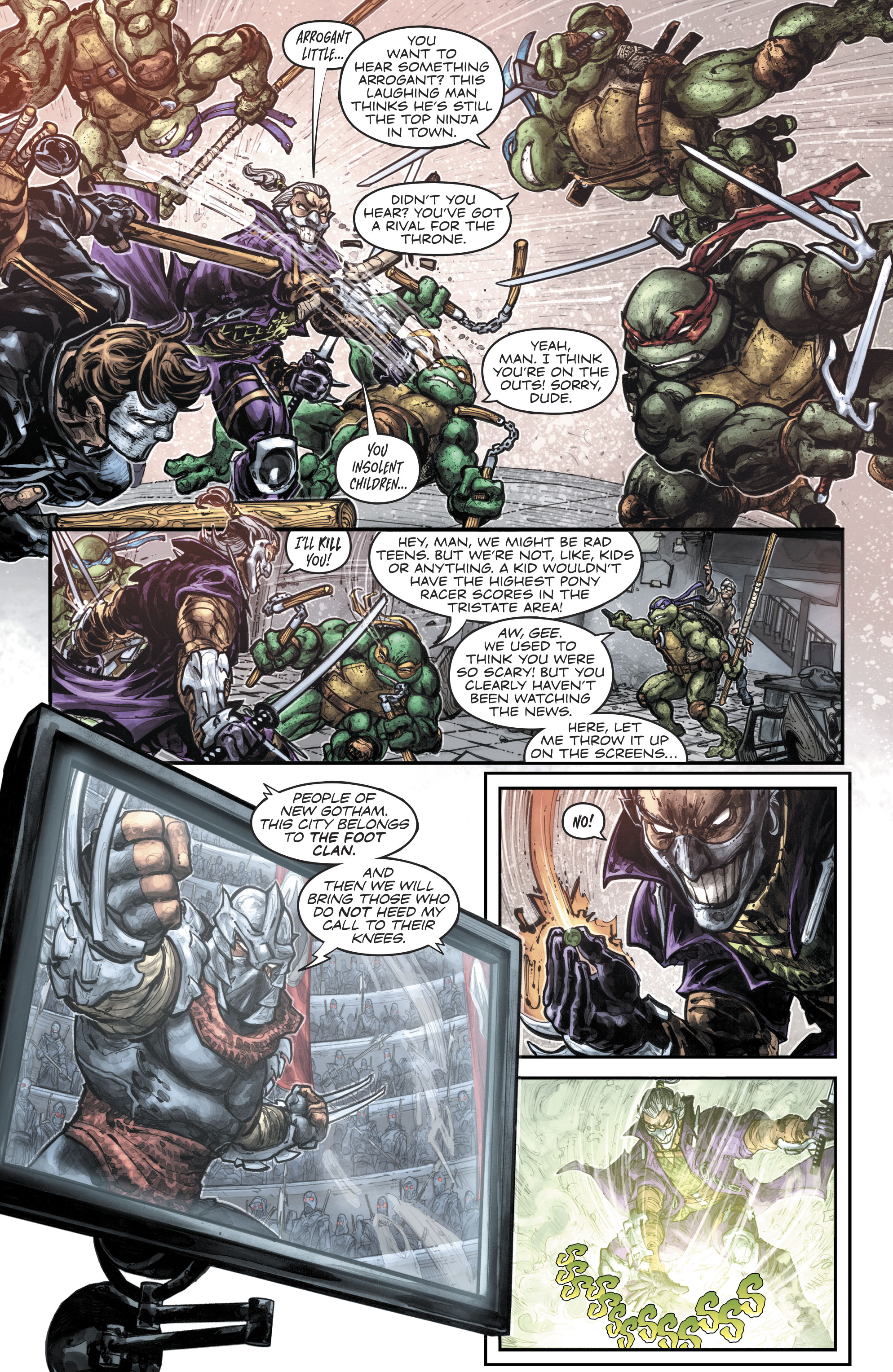 Read online Batman/Teenage Mutant Ninja Turtles III comic -  Issue #4 - 14