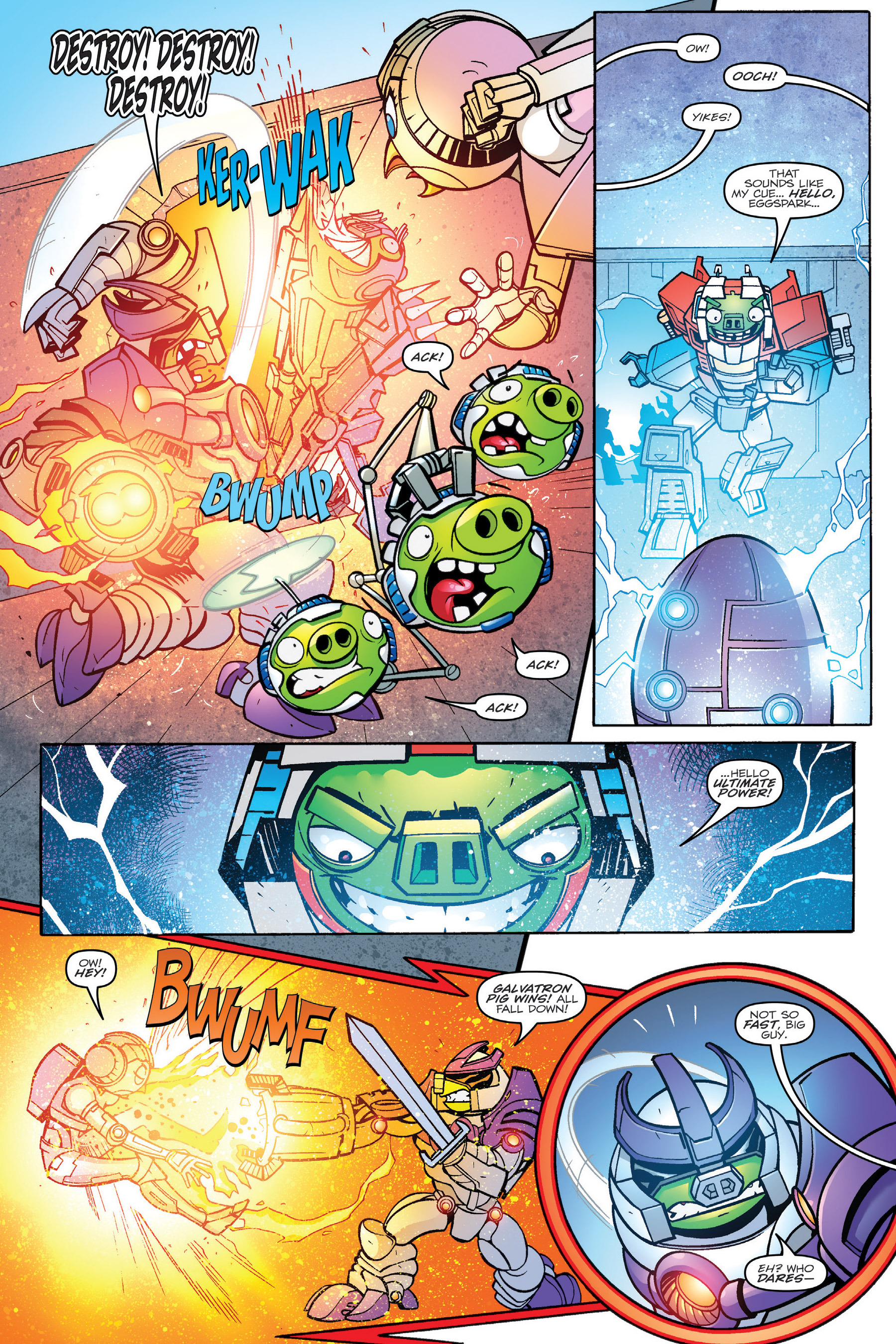 Read online Angry Birds Transformers: Age of Eggstinction comic -  Issue # Full - 83