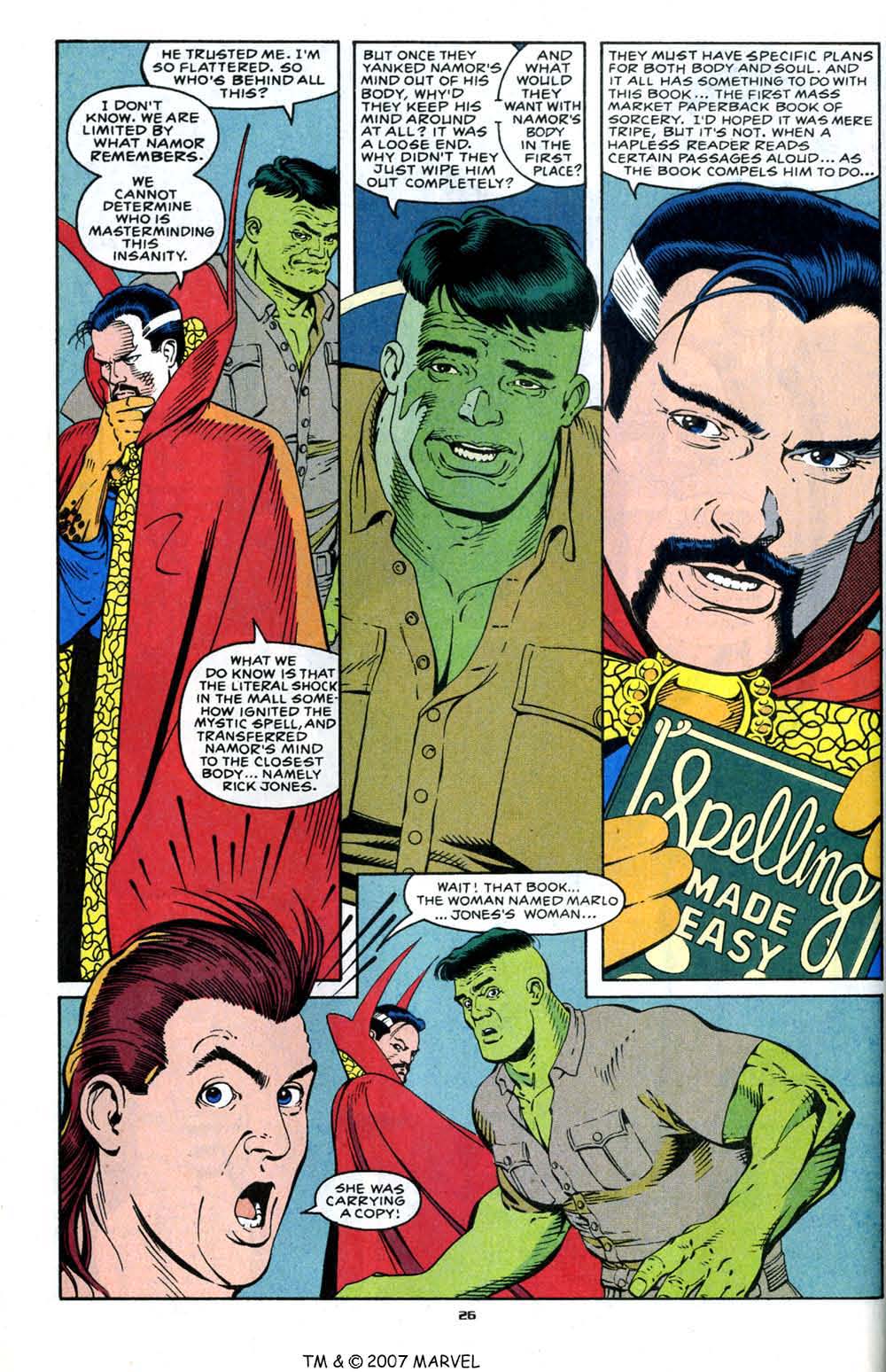 Read online The Incredible Hulk Annual comic -  Issue #18 - 28