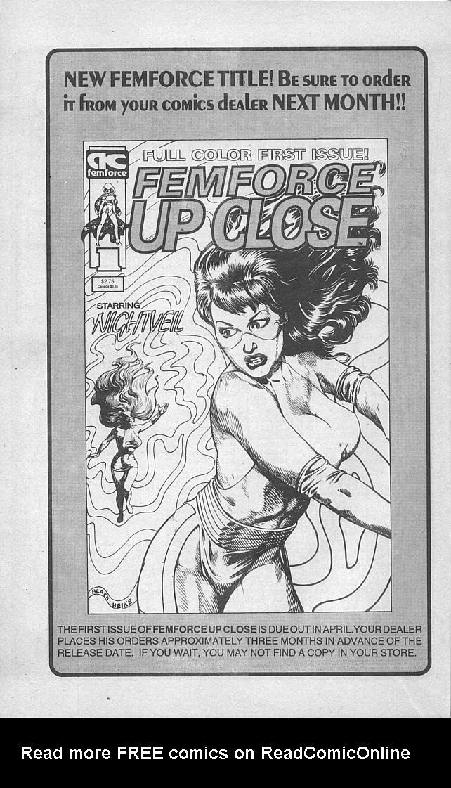 Read online Femforce comic -  Issue #44 - 16