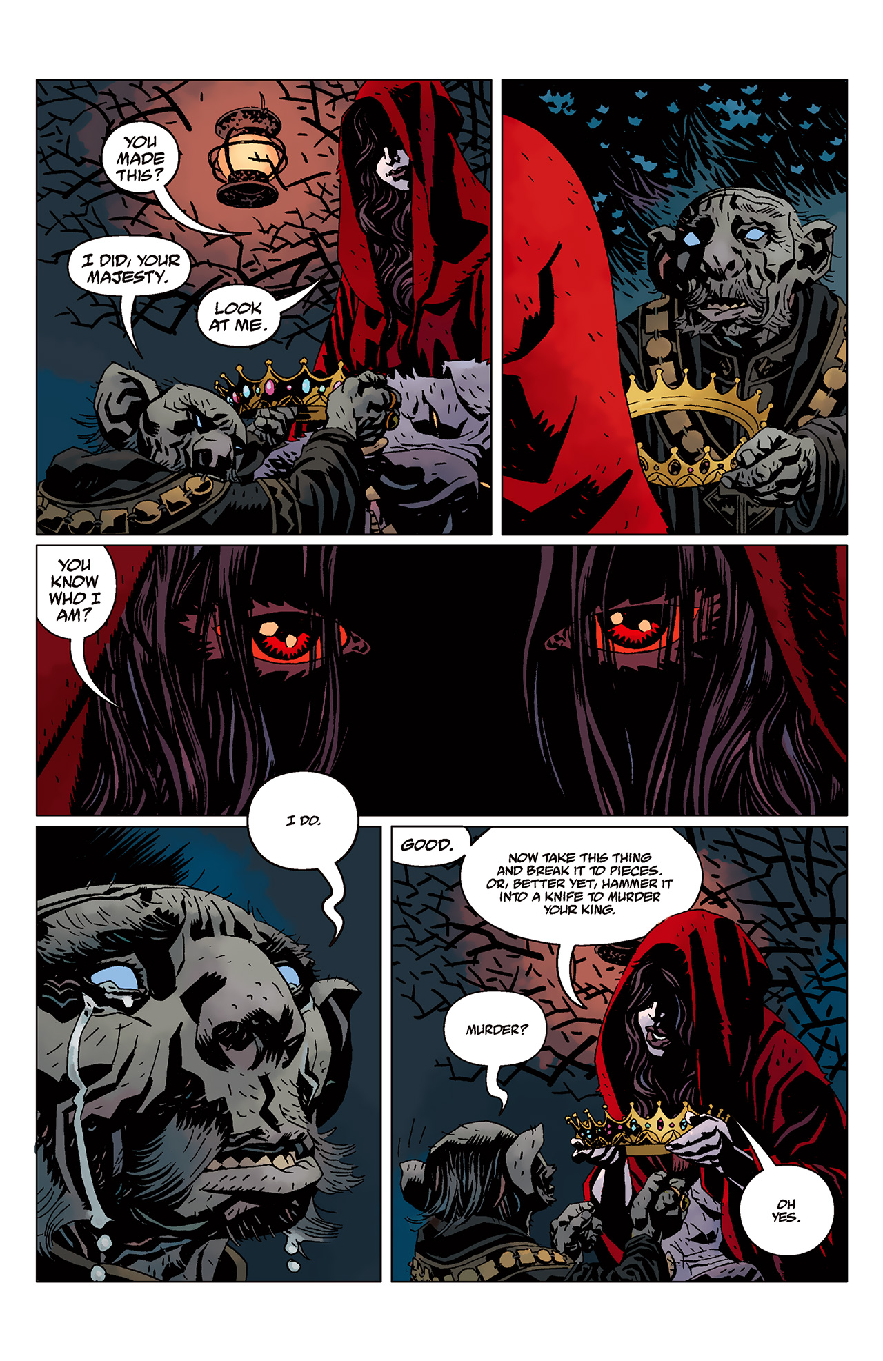 Read online Hellboy: The Wild Hunt comic -  Issue #5 - 19
