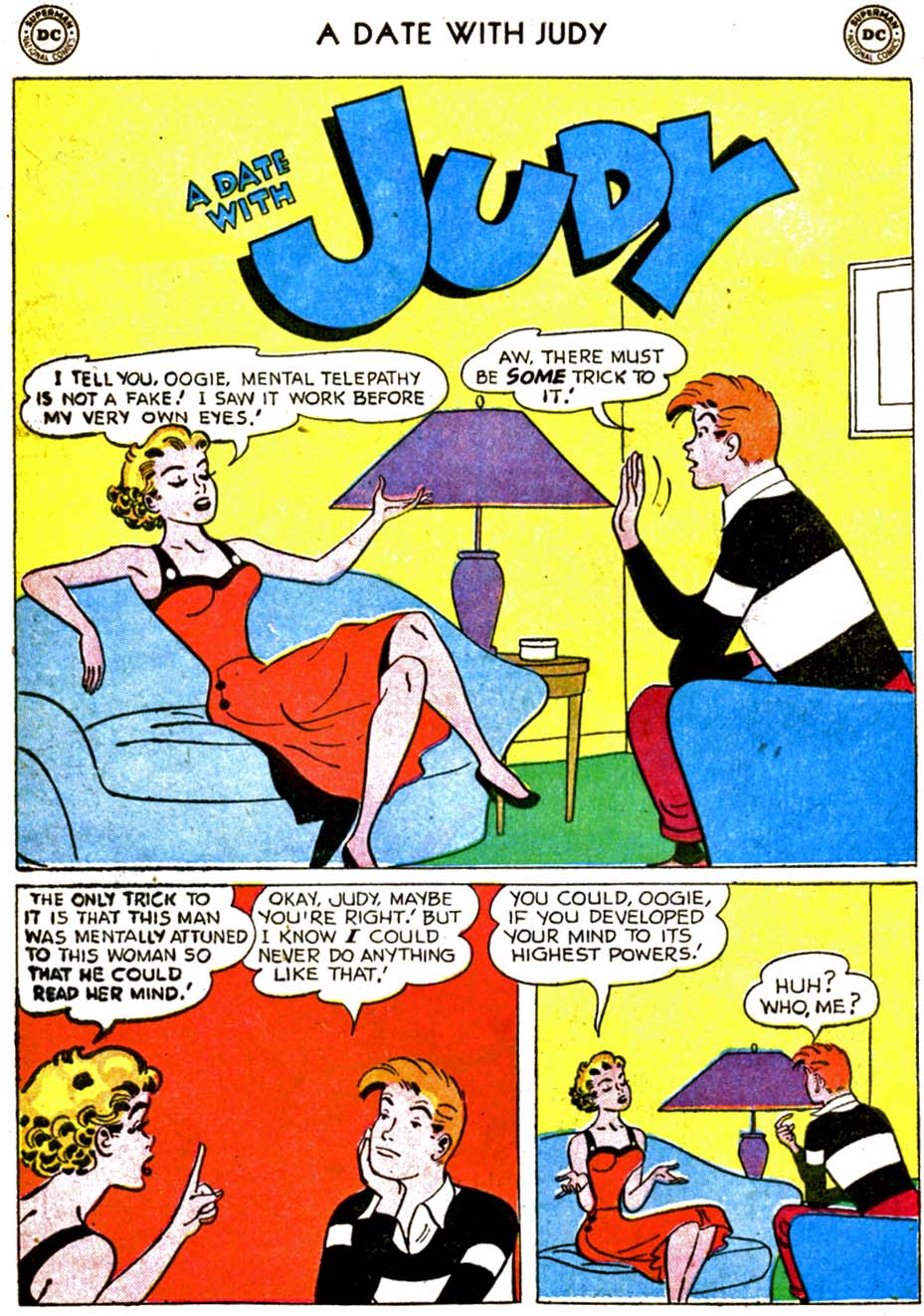 Read online A Date with Judy comic -  Issue #62 - 10