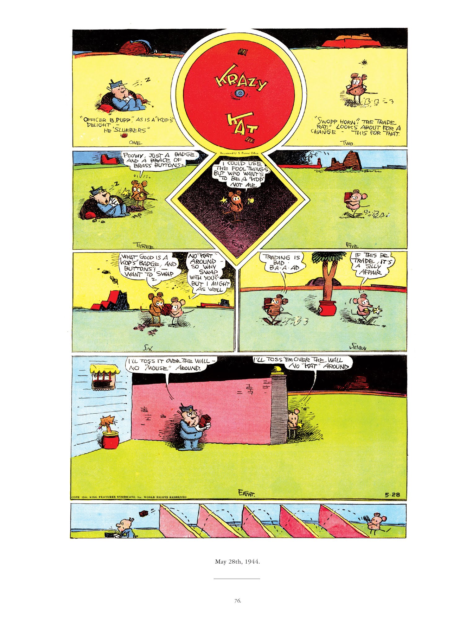 Read online Krazy & Ignatz comic -  Issue # TPB 13 - 102