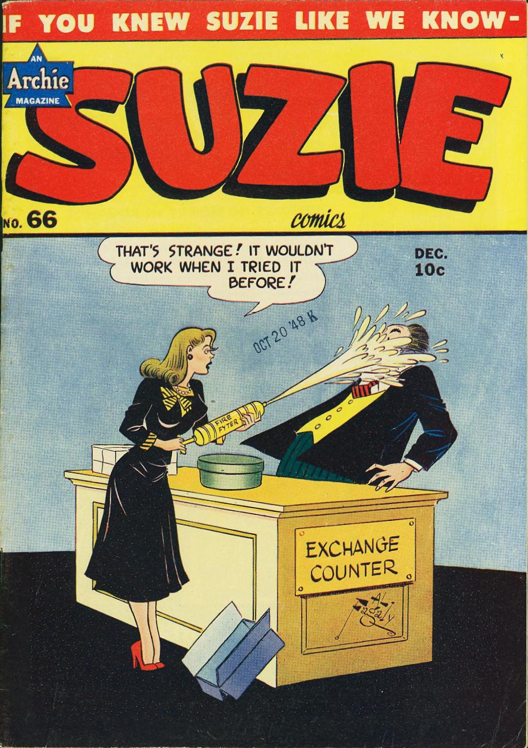 Read online Suzie Comics comic -  Issue #66 - 1