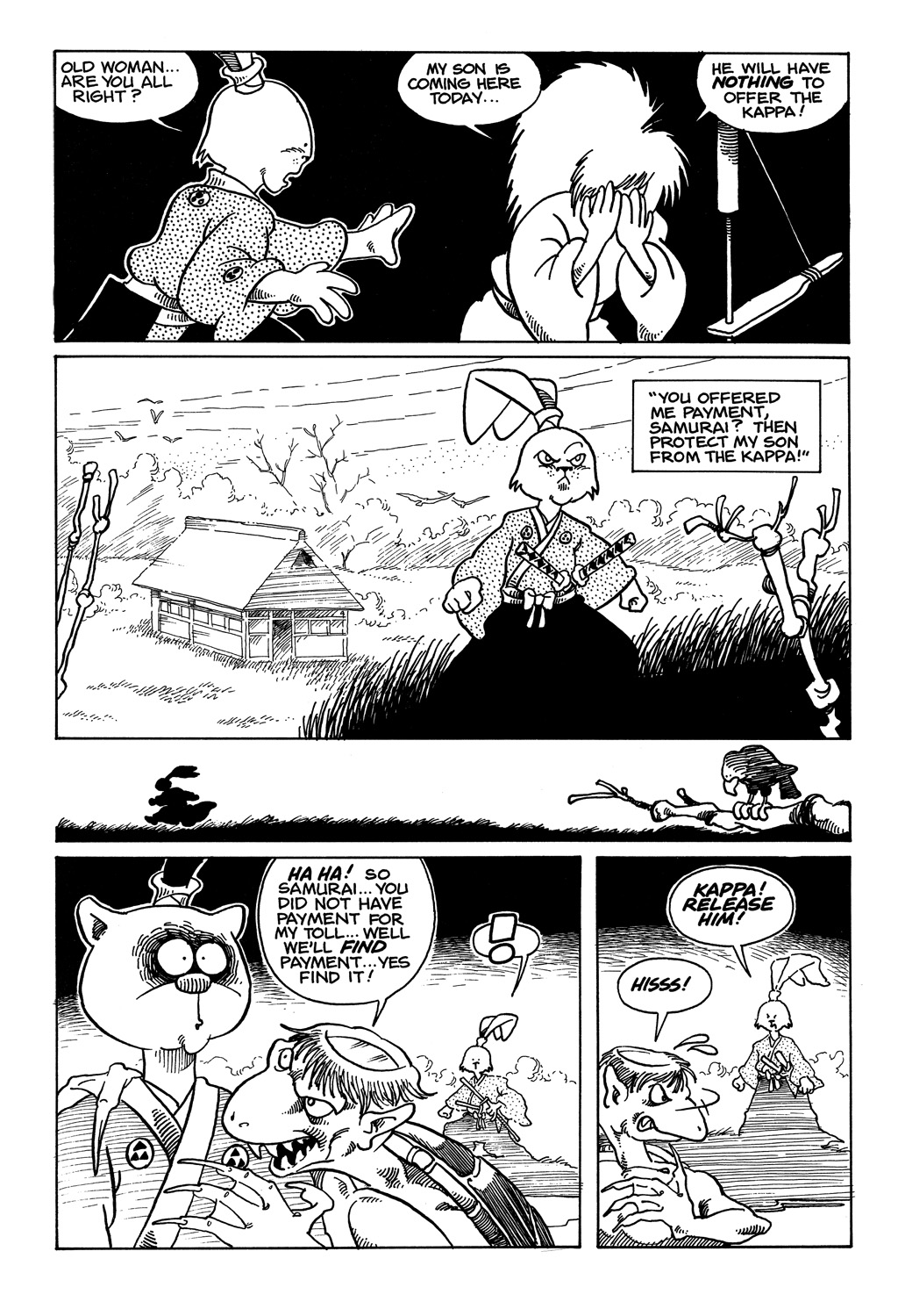 Read online Usagi Yojimbo (1987) comic -  Issue #6 - 7