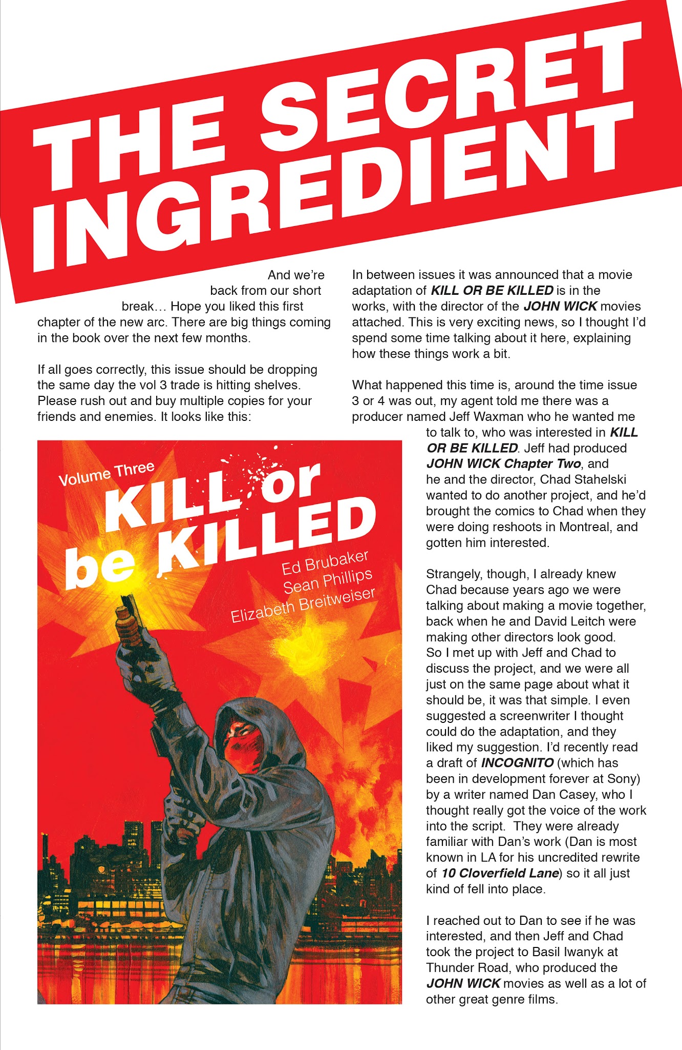 Read online Kill or Be Killed comic -  Issue #15 - 27