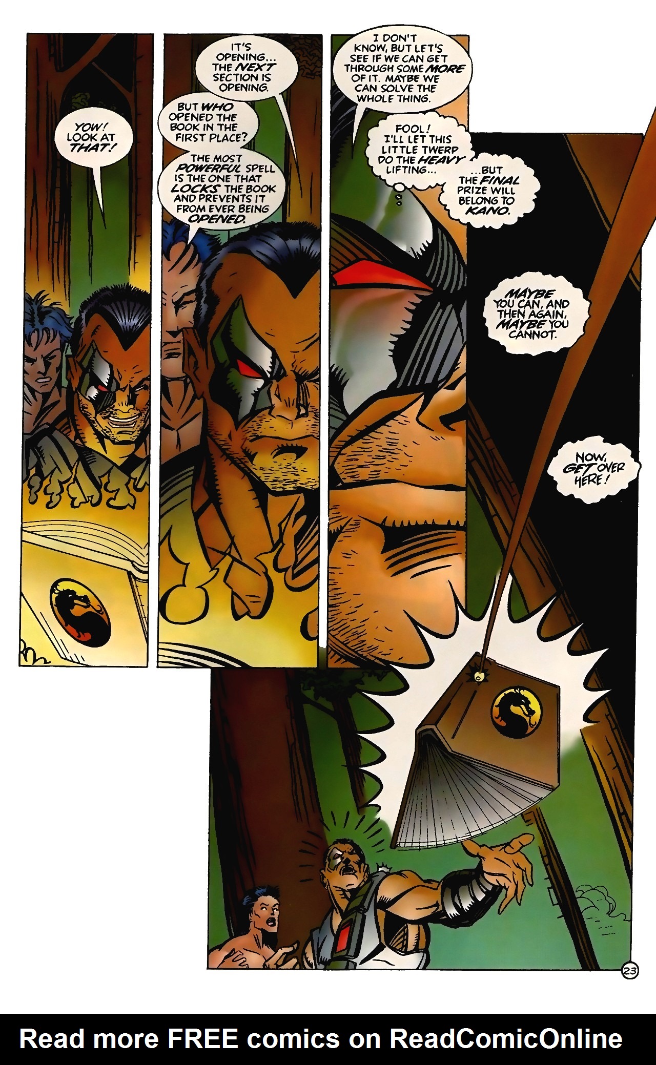 Read online Mortal Kombat (1994) comic -  Issue #4 - 24
