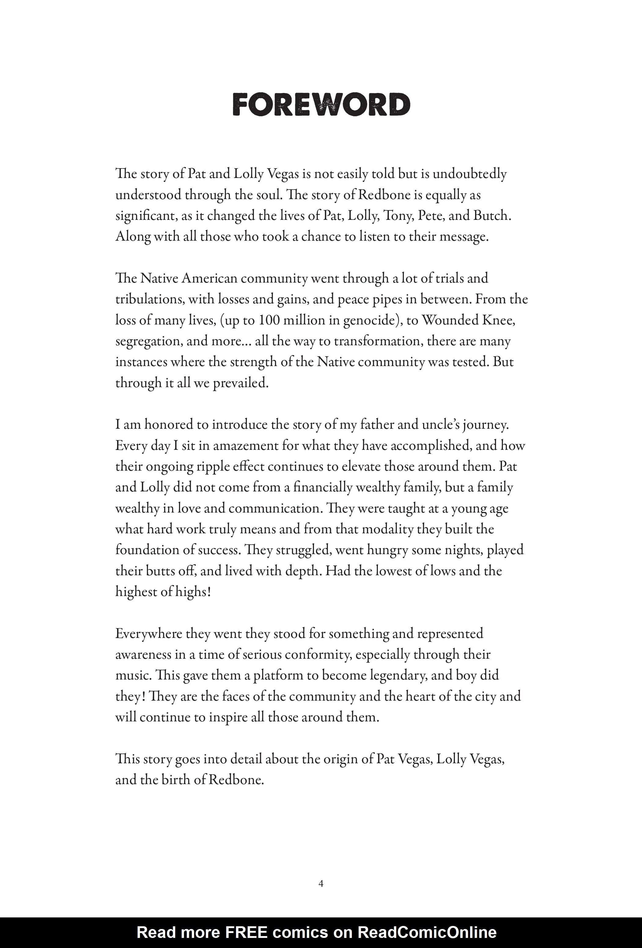 Read online Redbone: The True Story of A Native American Rock Band comic -  Issue # TPB - 6