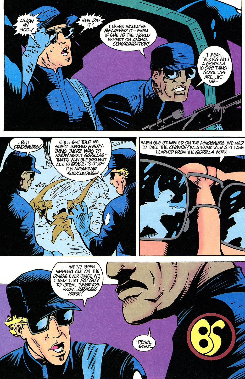 Read online Jurassic Park: Raptors Hijack comic -  Issue #2 - 7