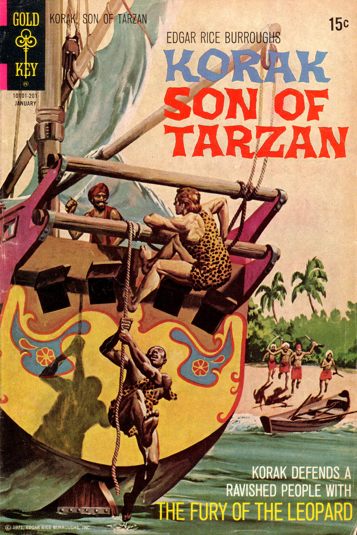 Read online Korak, Son of Tarzan (1964) comic -  Issue #45 - 1