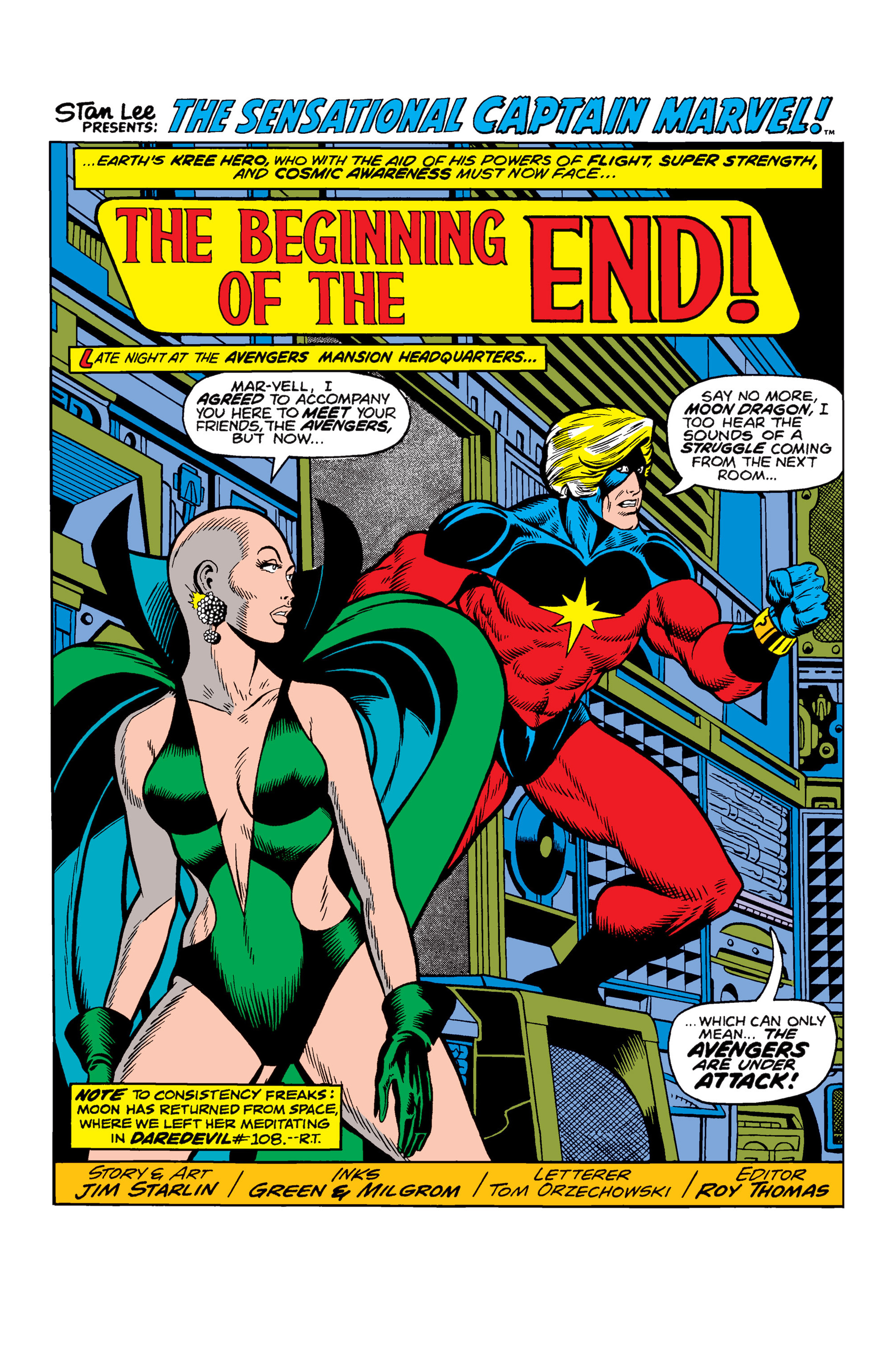 Read online Captain Marvel by Jim Starlin comic -  Issue # TPB (Part 1) - 176