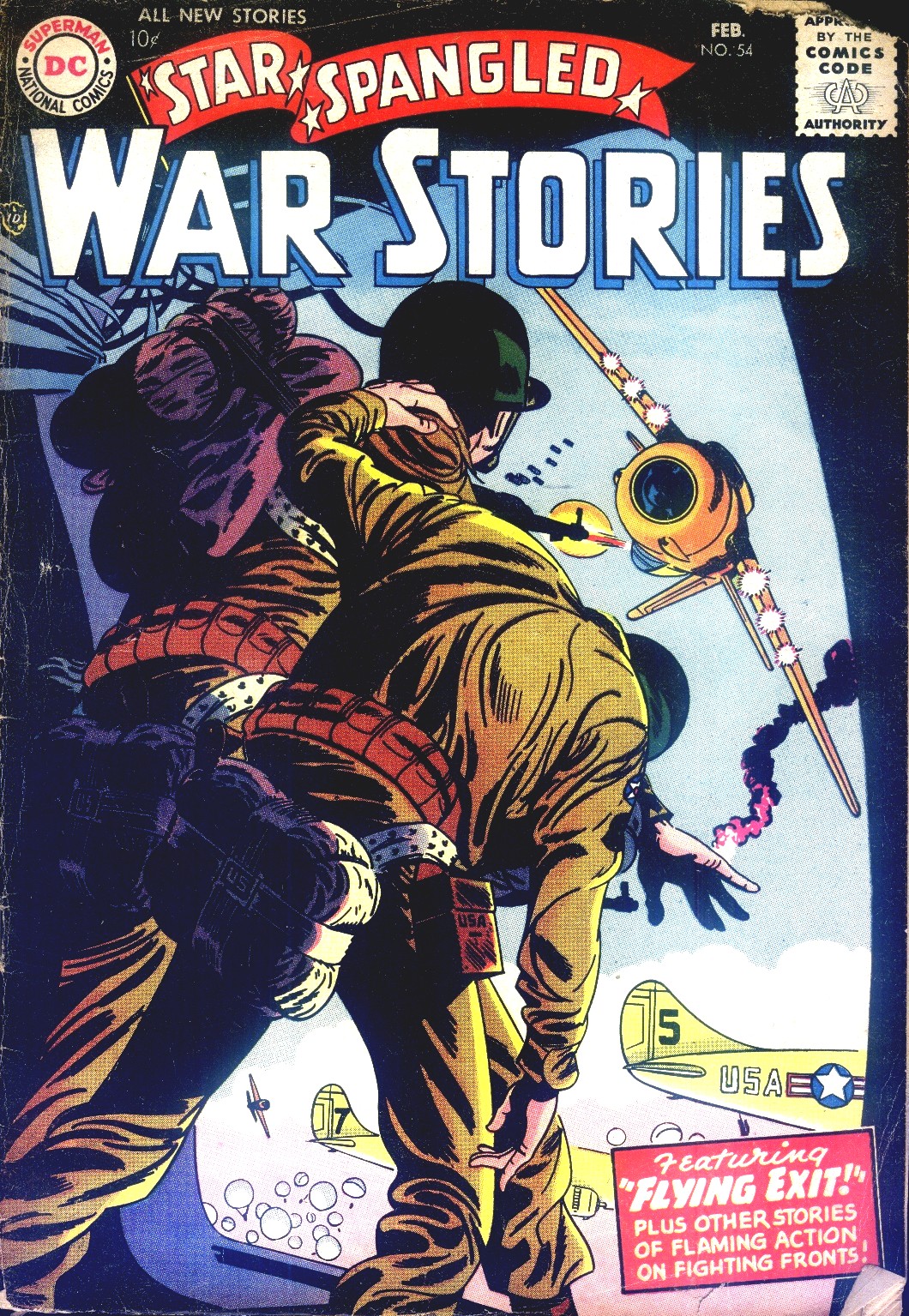 Read online Star Spangled War Stories (1952) comic -  Issue #54 - 1