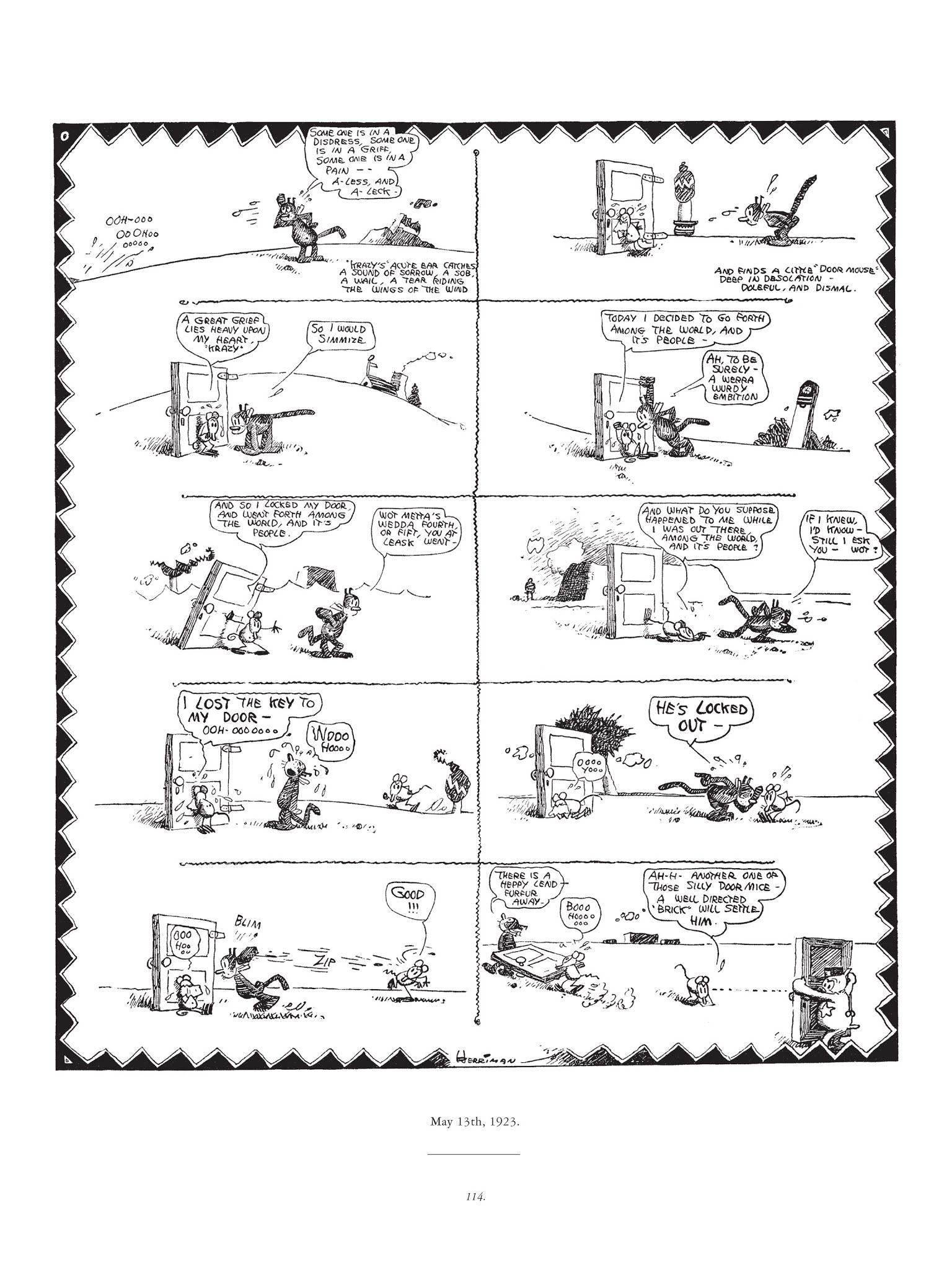 Read online Krazy & Ignatz comic -  Issue # TPB 3 - 114