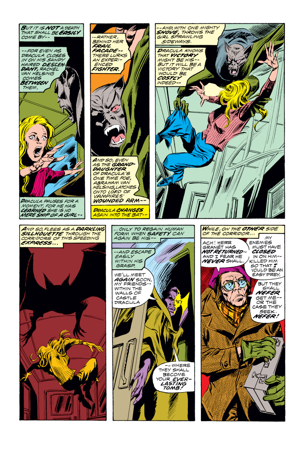 Read online Tomb of Dracula (1972) comic -  Issue #17 - 18