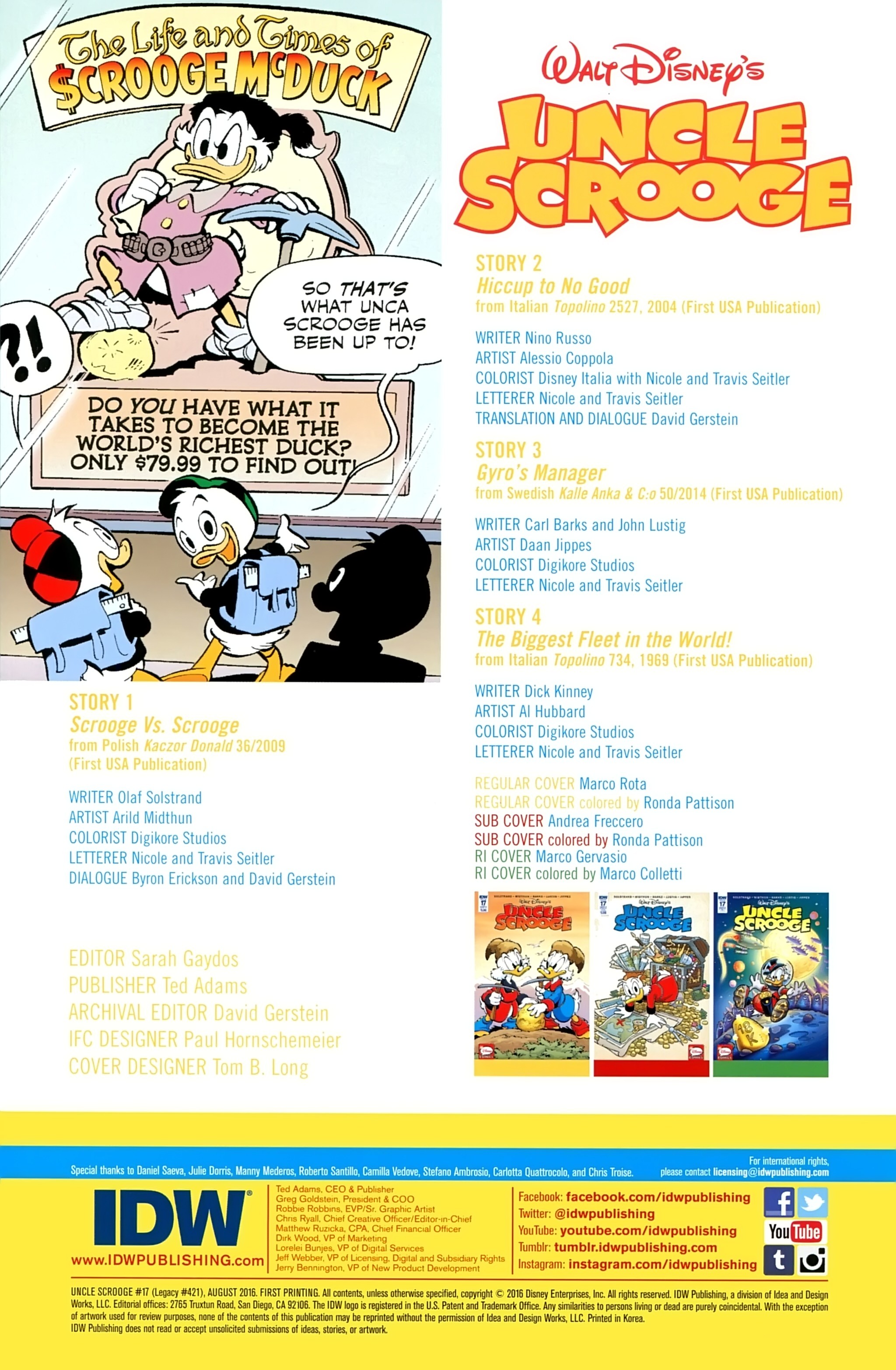 Read online Uncle Scrooge (2015) comic -  Issue #17 - 2