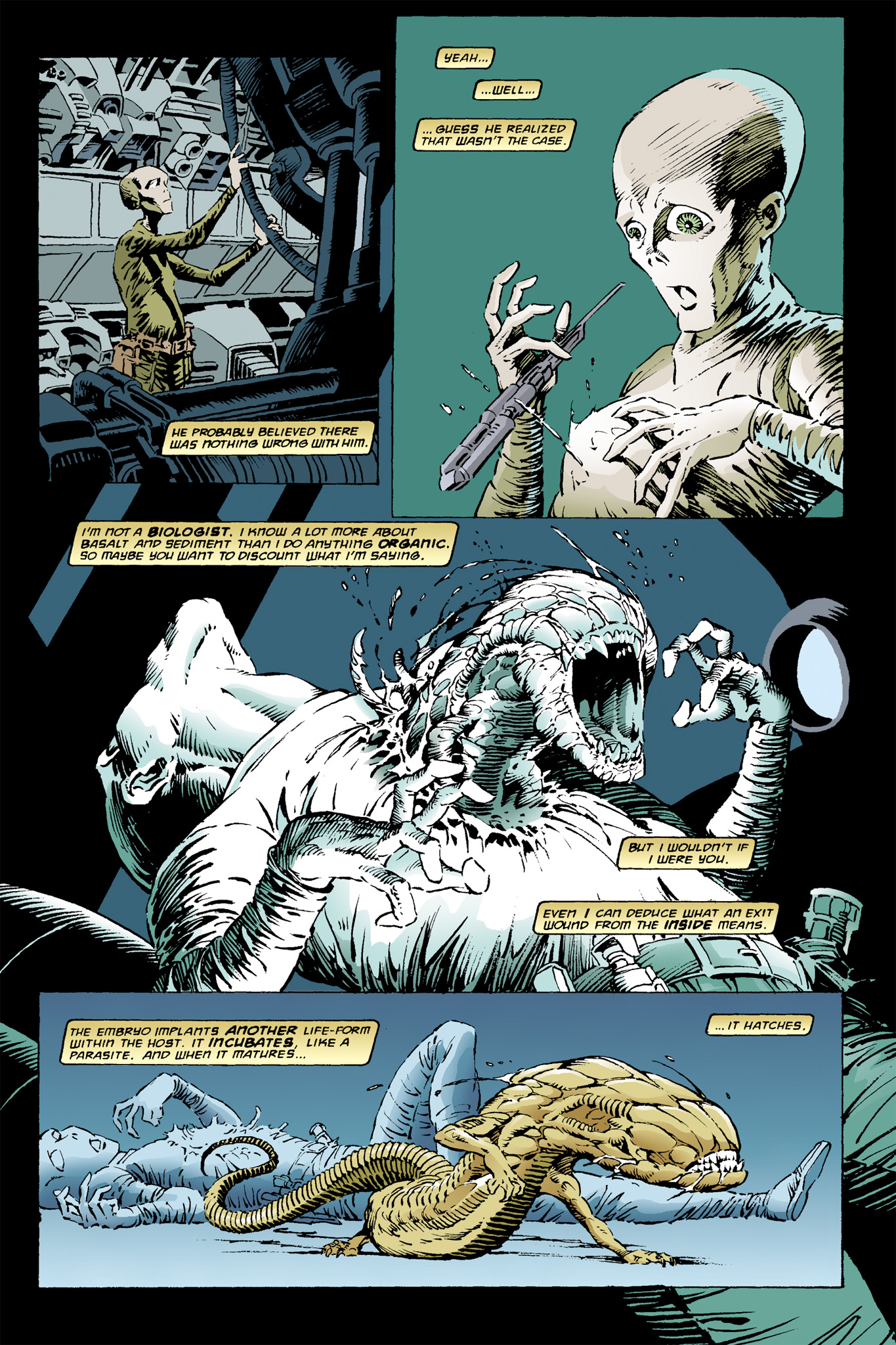 Read online Aliens: Incubation/Lucky/Taste comic -  Issue # Full - 7
