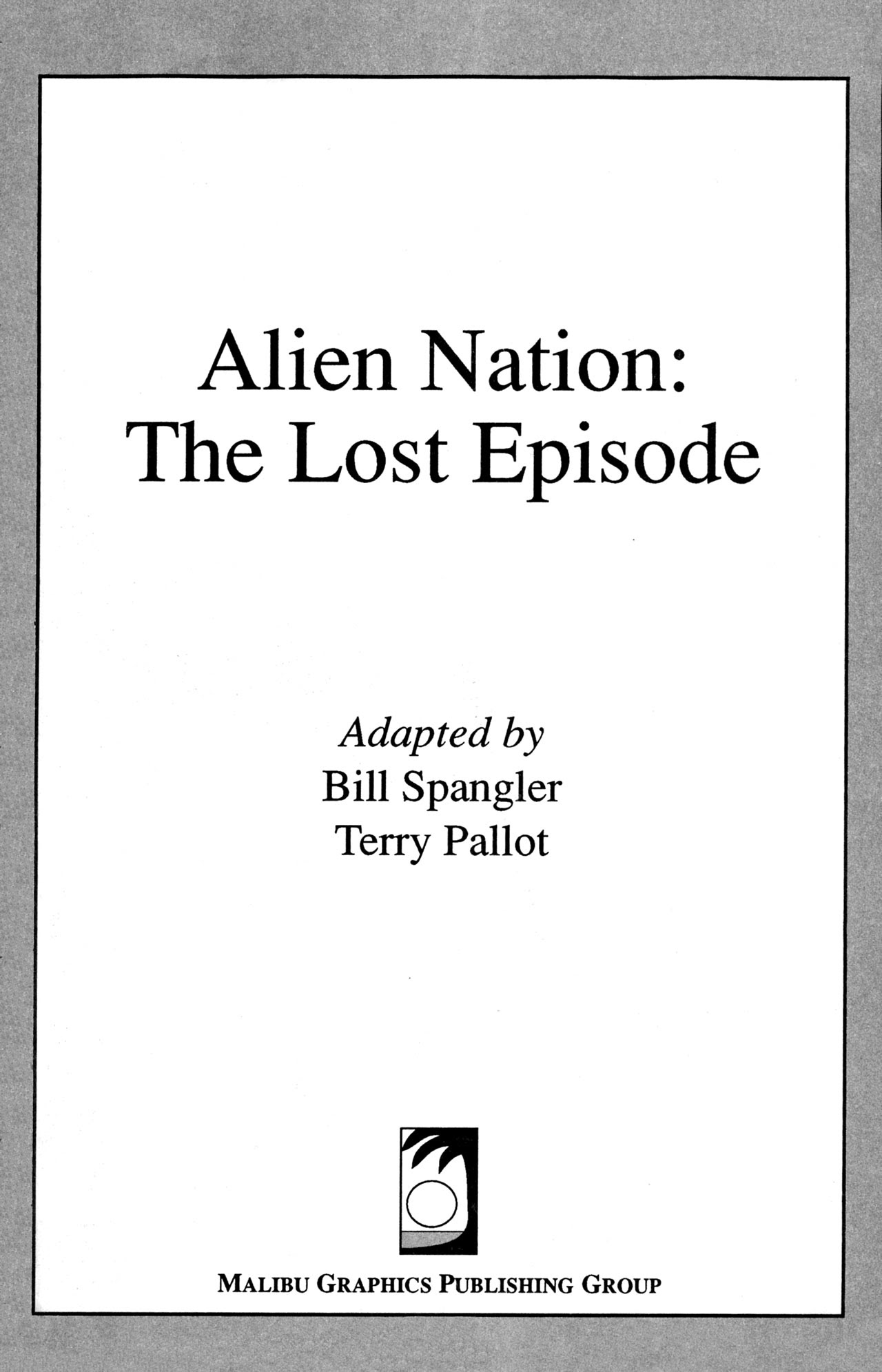 Read online Alien Nation: The Lost Episode comic -  Issue # Full - 2