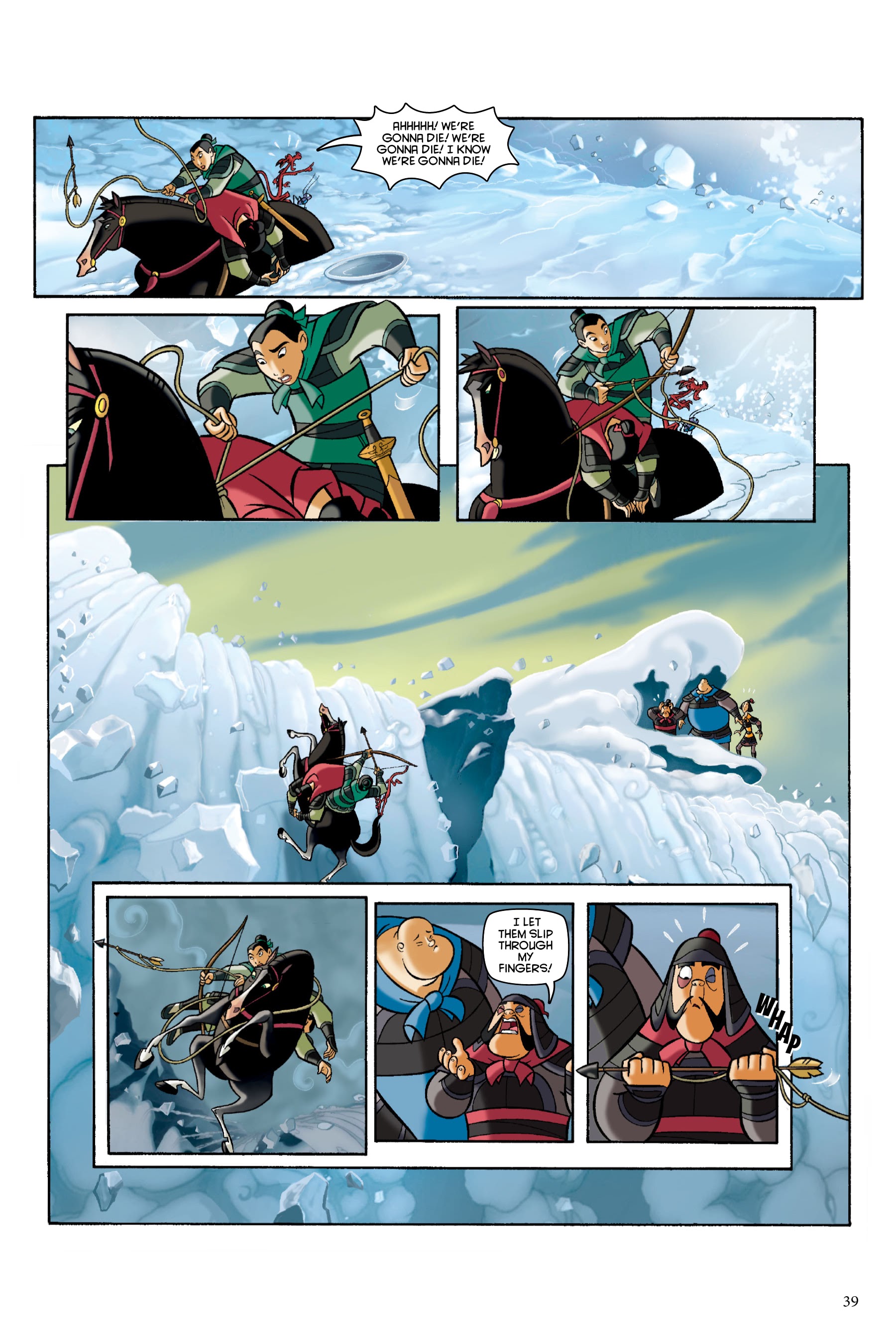 Read online Disney Mulan: The Story of the Movie in Comics comic -  Issue # TPB - 39