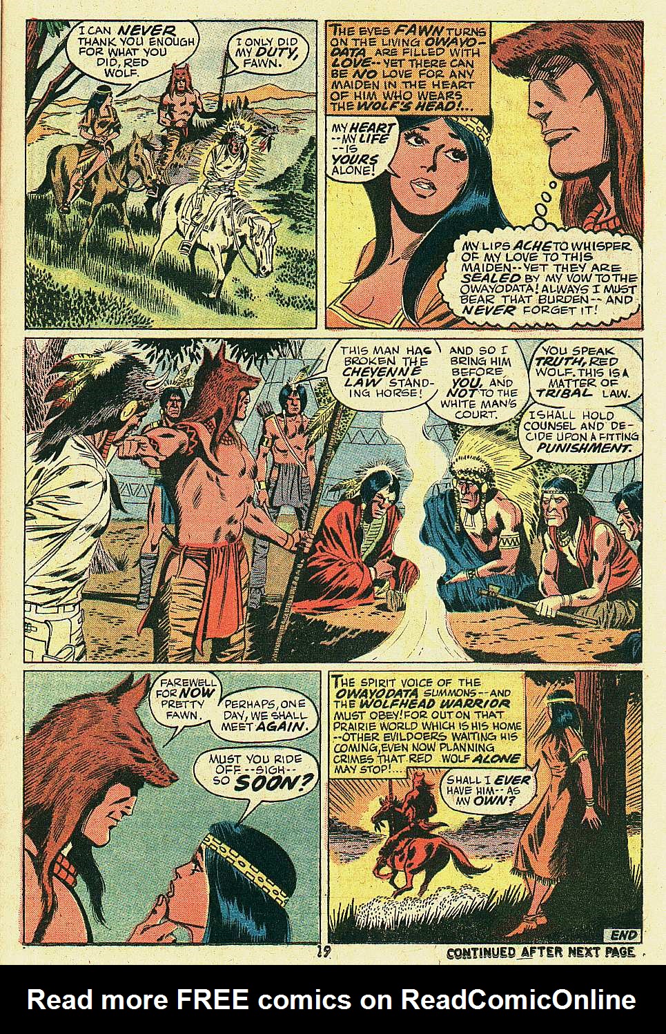 Read online Red Wolf (1972) comic -  Issue #6 - 15