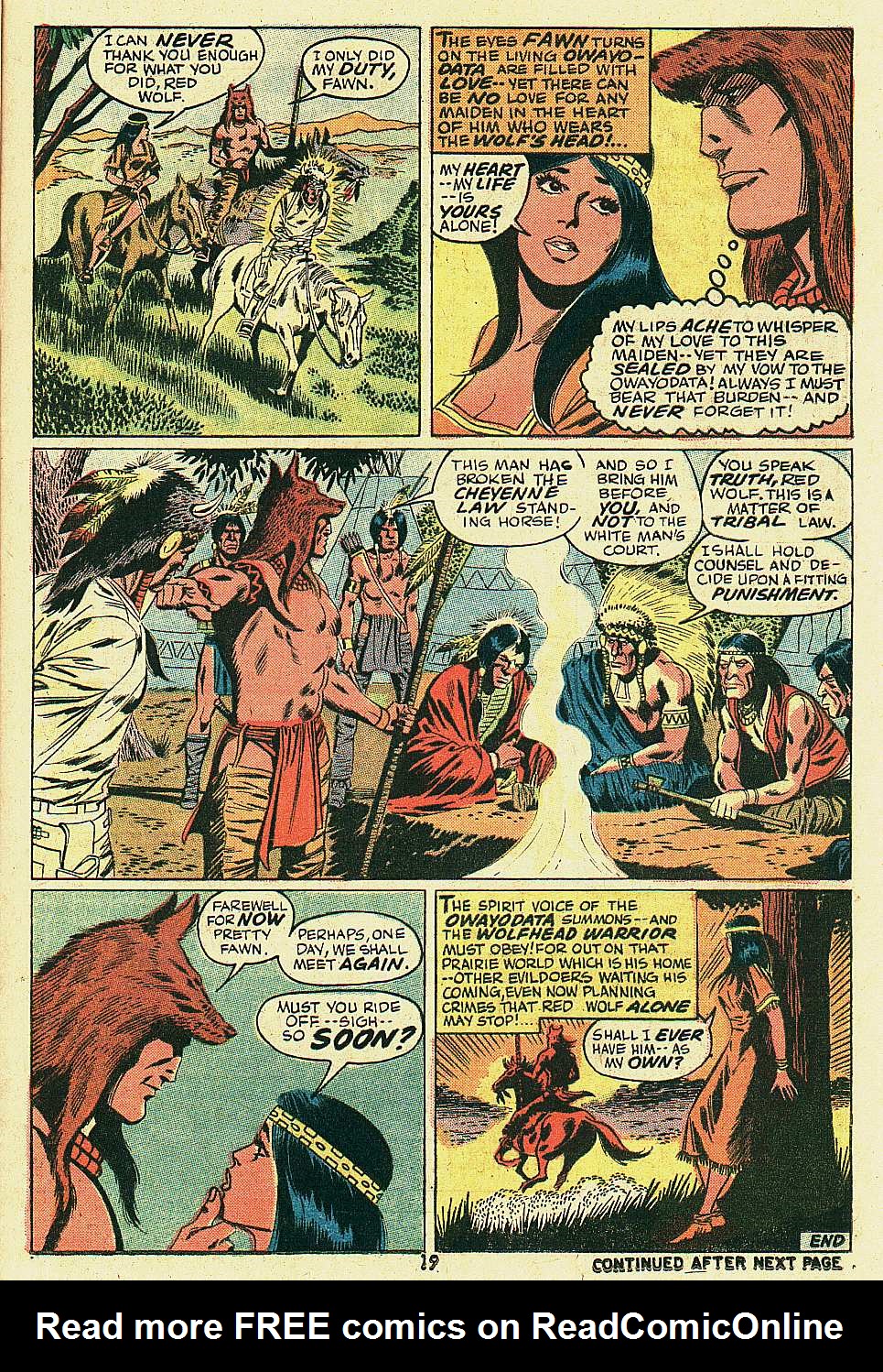 Read online Red Wolf (1972) comic -  Issue #6 - 15