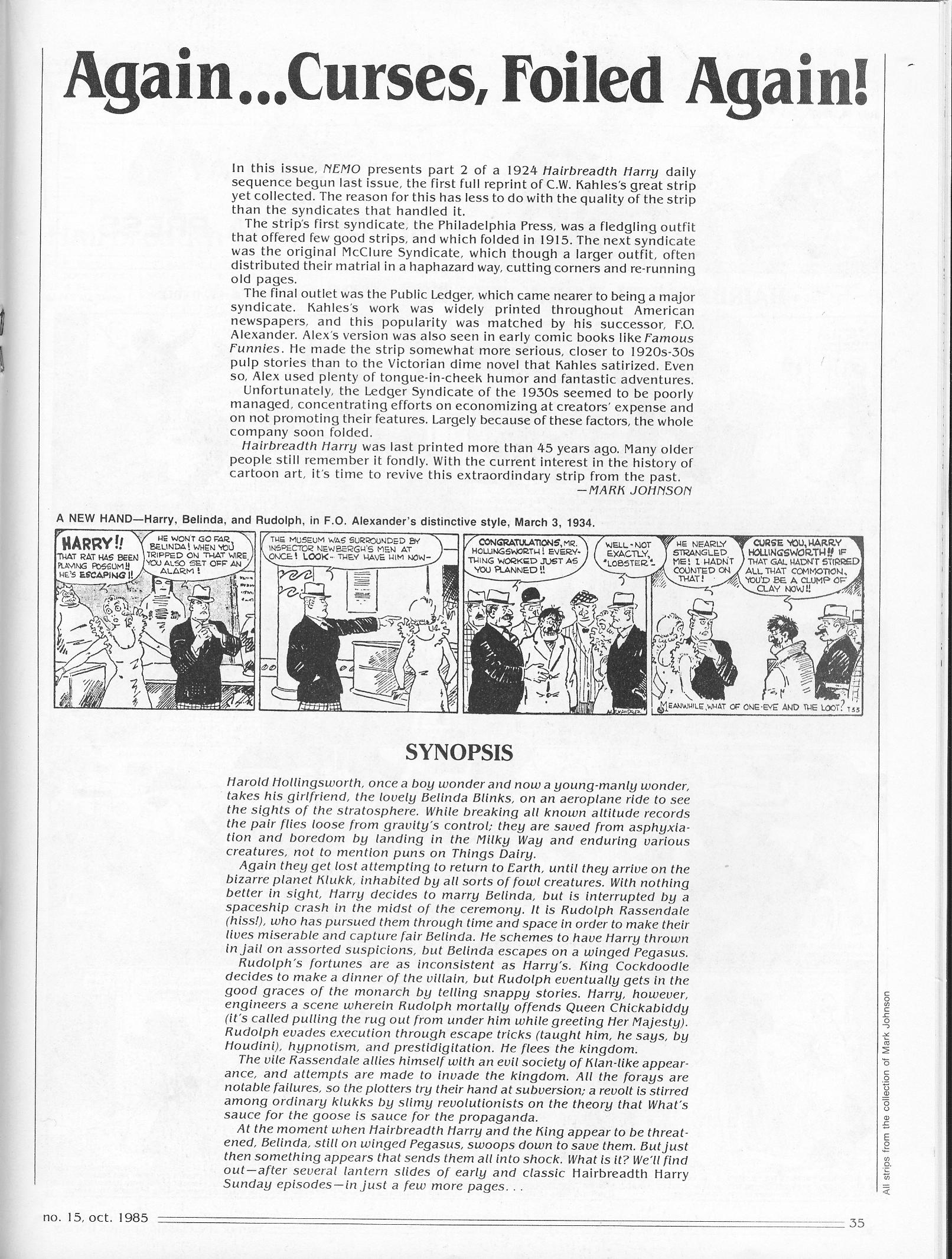 Read online Nemo: The Classic Comics Library comic -  Issue #15 - 35