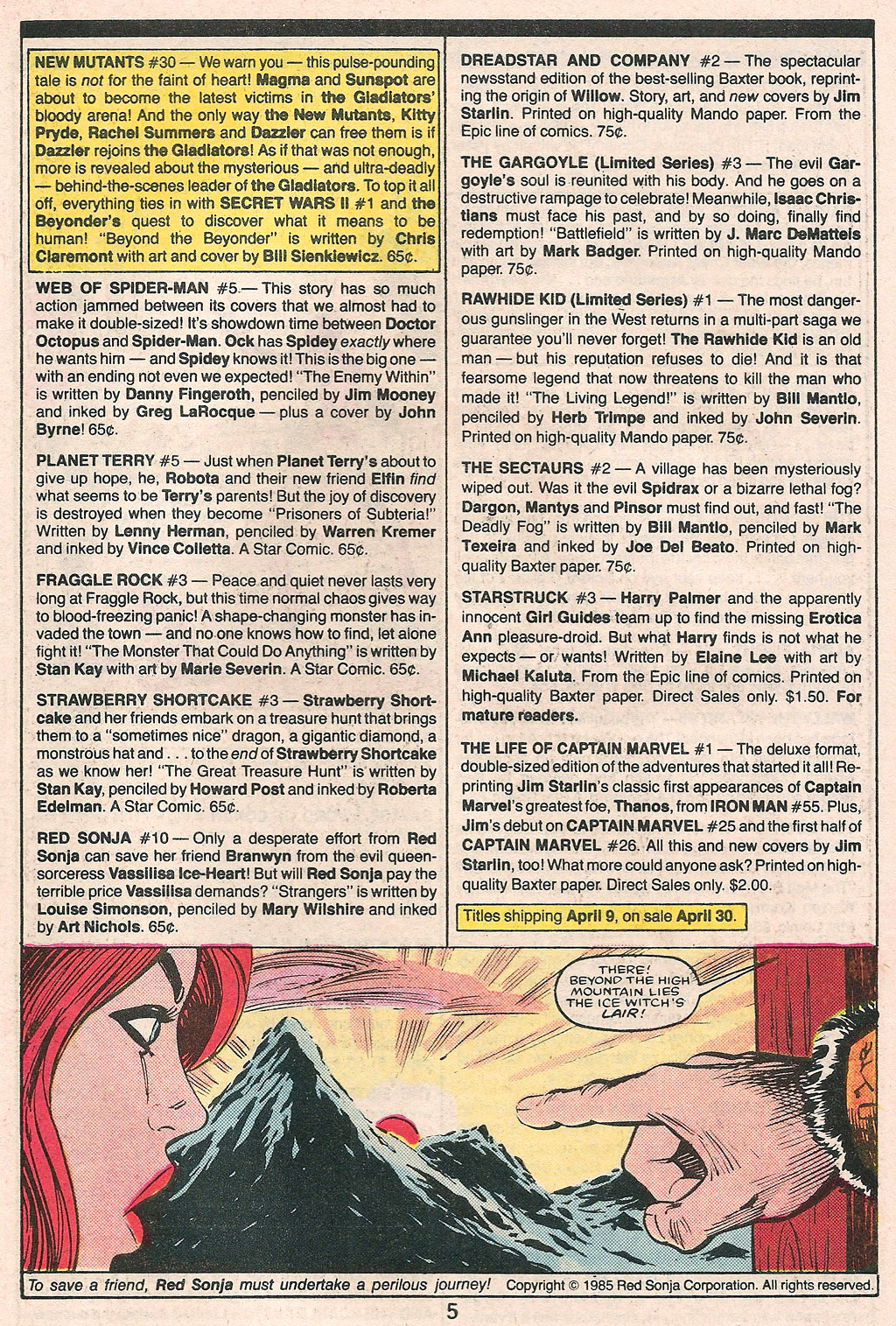 Read online Marvel Age comic -  Issue #28 - 7