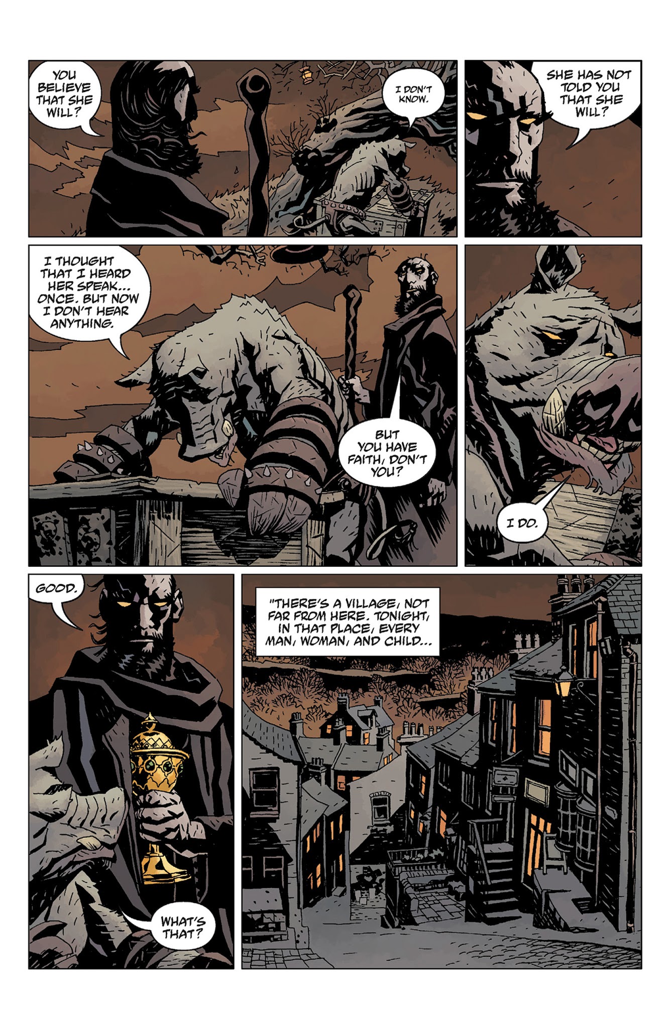 Read online Hellboy: The Wild Hunt comic -  Issue # TPB - 51