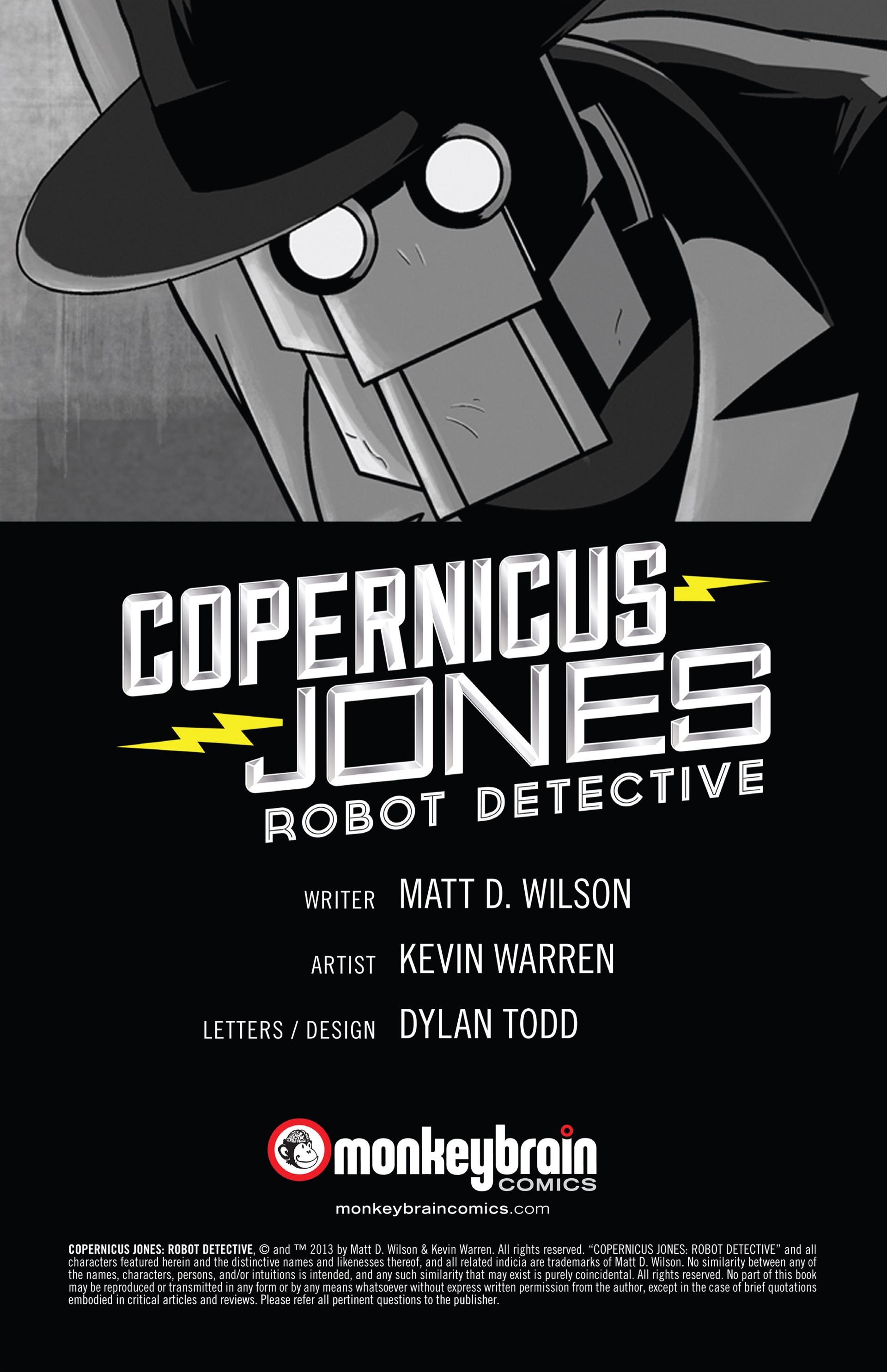 Read online Copernicus Jones: Robot Detective comic -  Issue #3 - 2