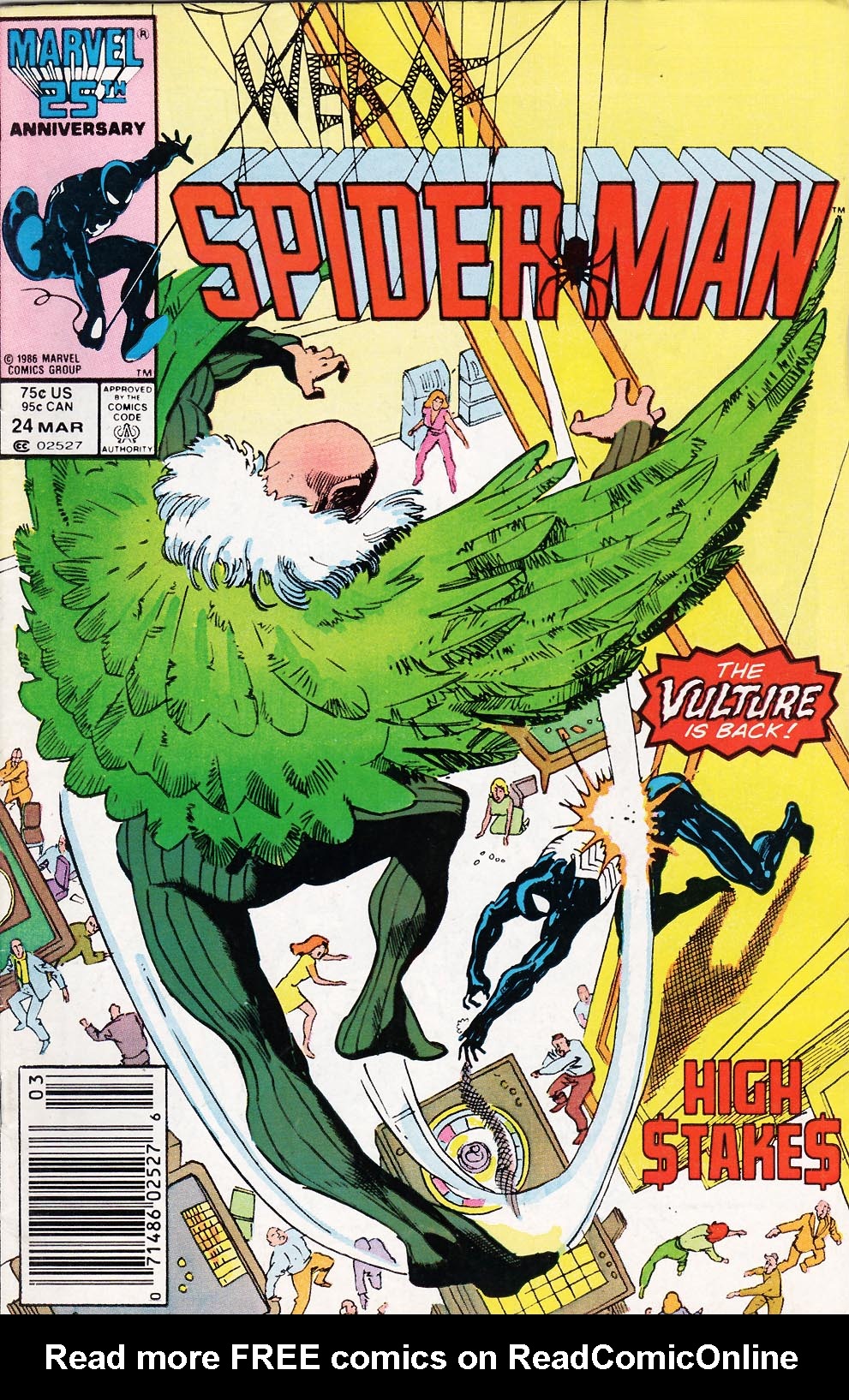 Read online Web of Spider-Man (1985) comic -  Issue #24 - 1