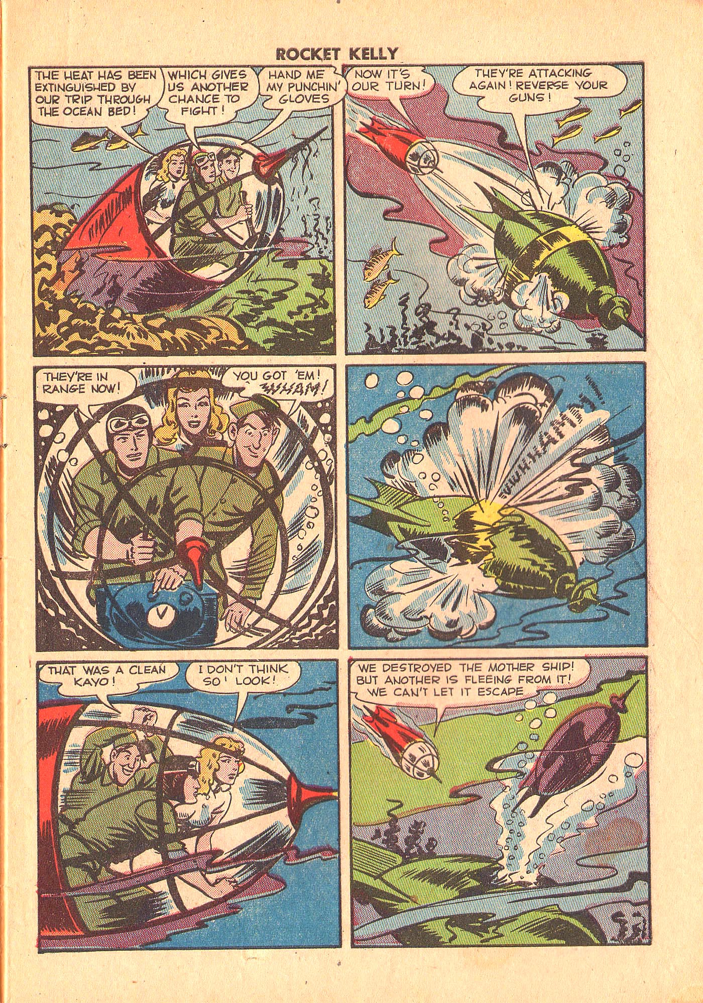 Read online Rocket Kelly (1945) comic -  Issue #1 - 7
