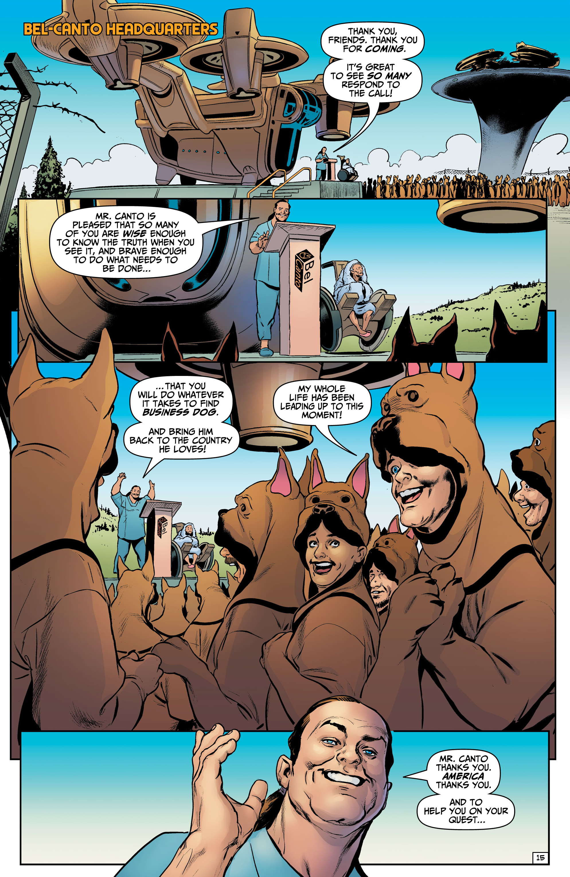 Read online Billionaire Island: Cult of Dogs comic -  Issue #4 - 17