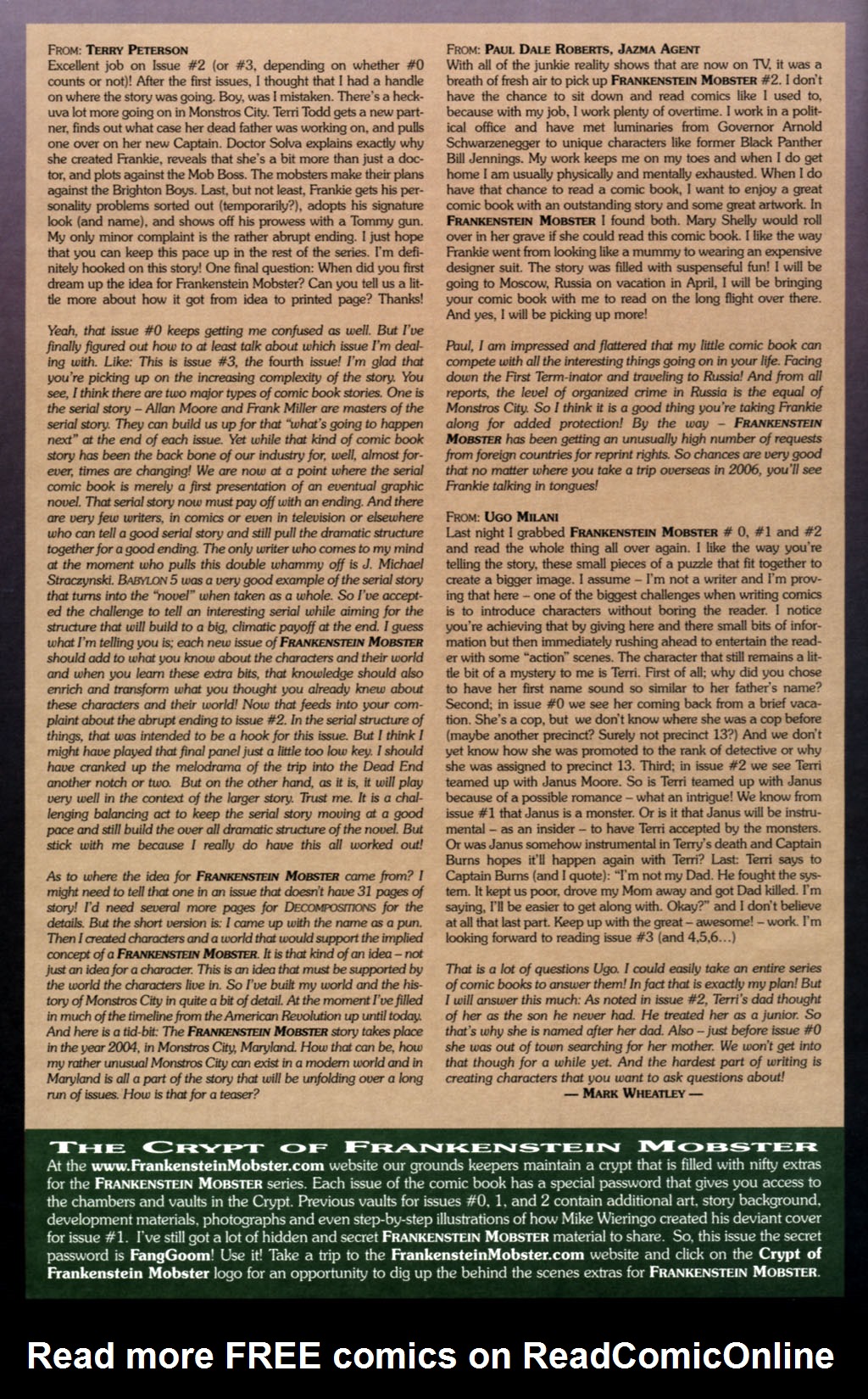Read online Frankenstein Mobster comic -  Issue #3 - 34