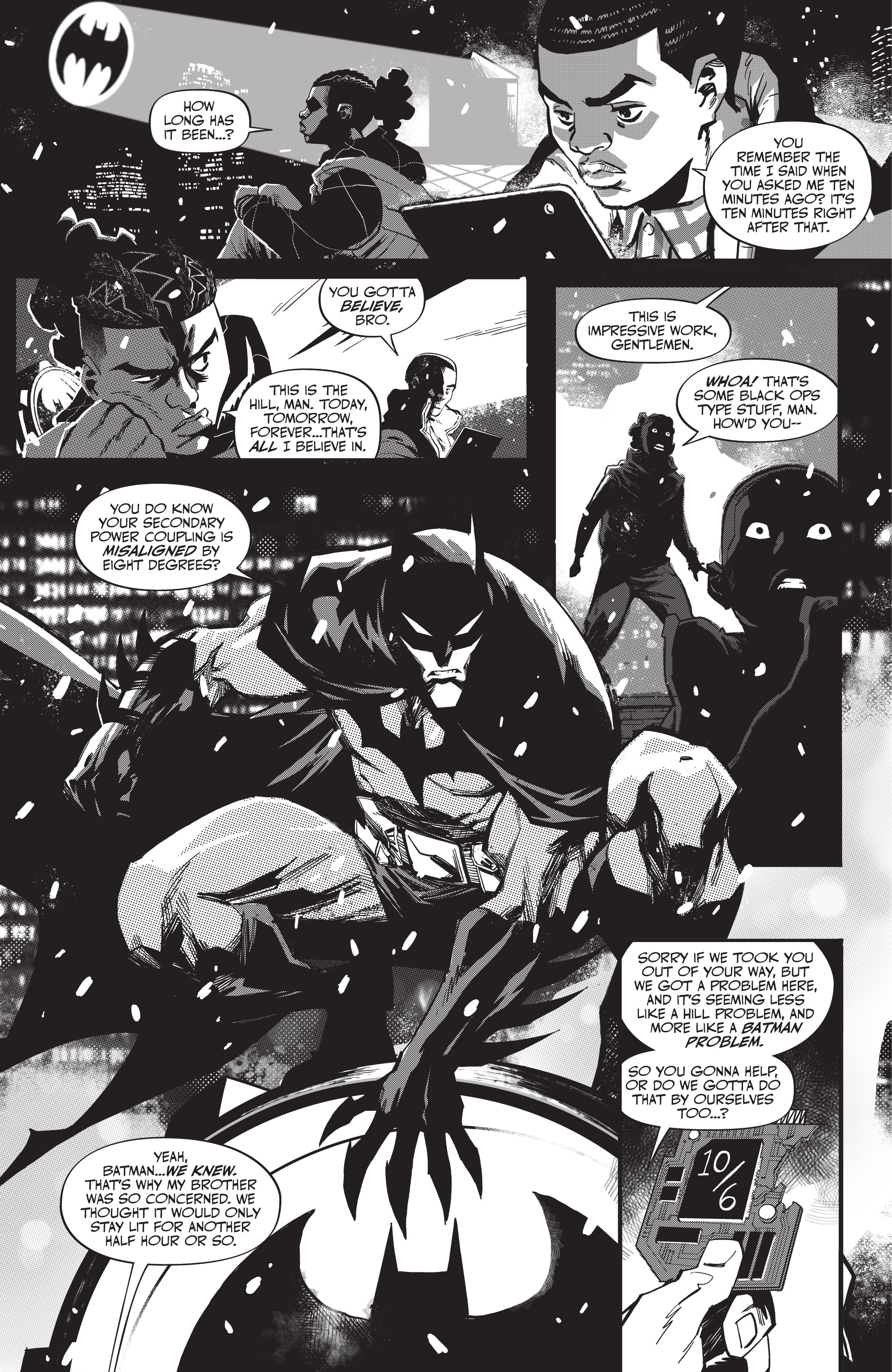 Read online Batman Black & White comic -  Issue #6 - 6