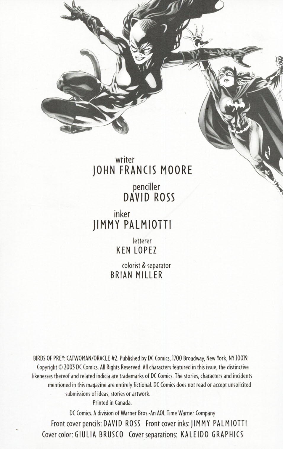 Read online Birds of Prey: Catwoman/Oracle comic -  Issue # Full - 2