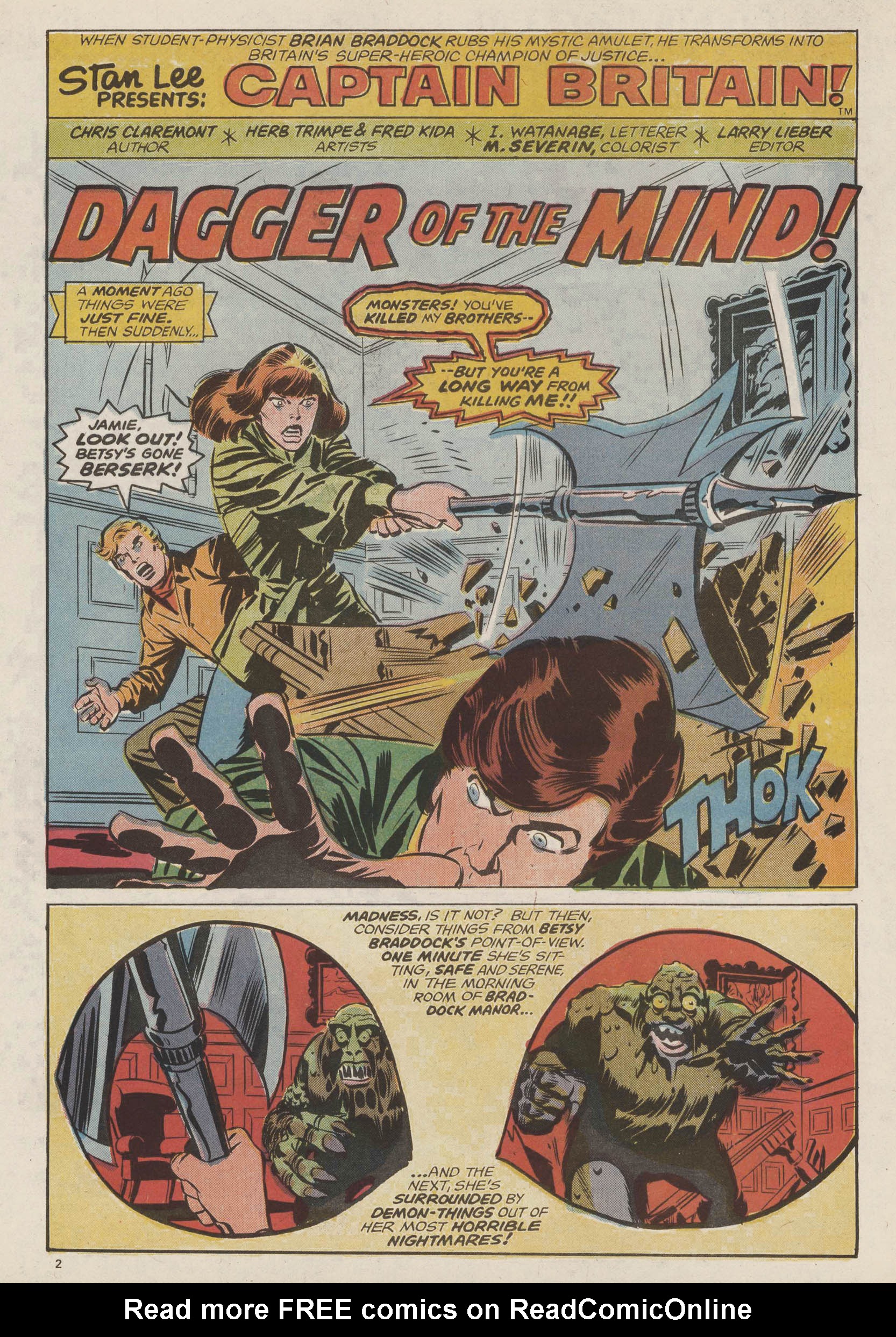 Read online Captain Britain (1976) comic -  Issue #10 - 2