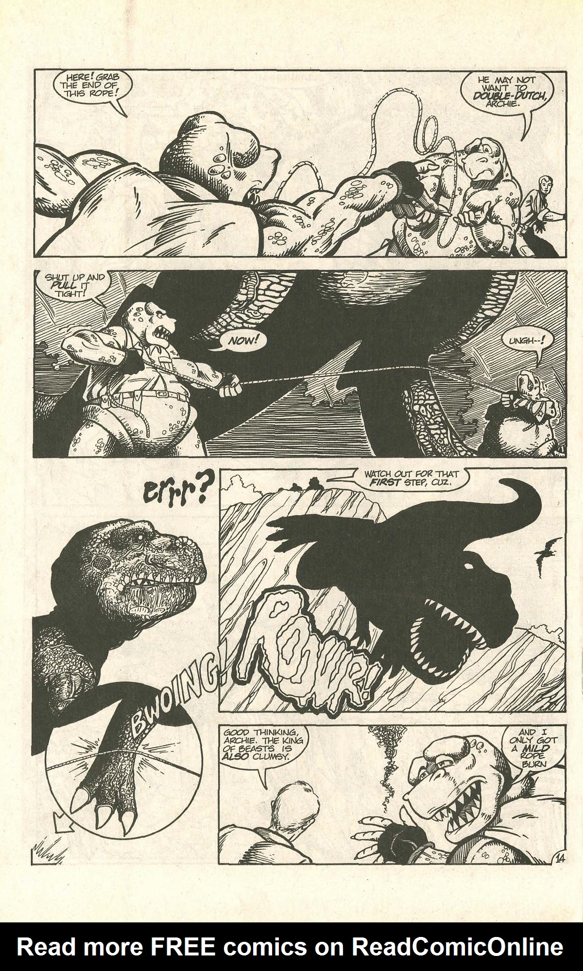 Read online Dinosaurs For Hire (1988) comic -  Issue #9 - 18