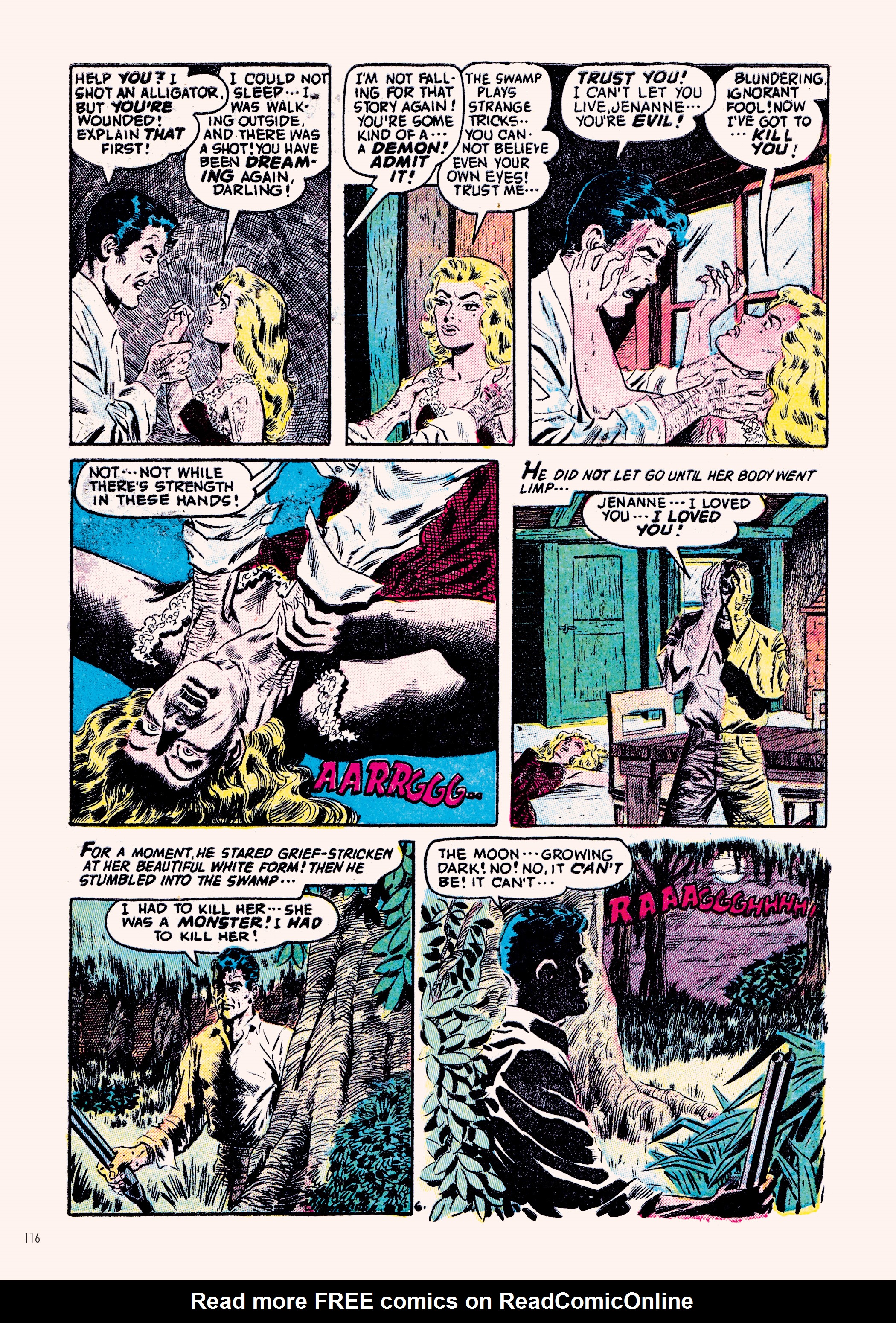 Read online Classic Monsters of Pre-Code Horror Comics: Swamp Monsters comic -  Issue # TPB - 116