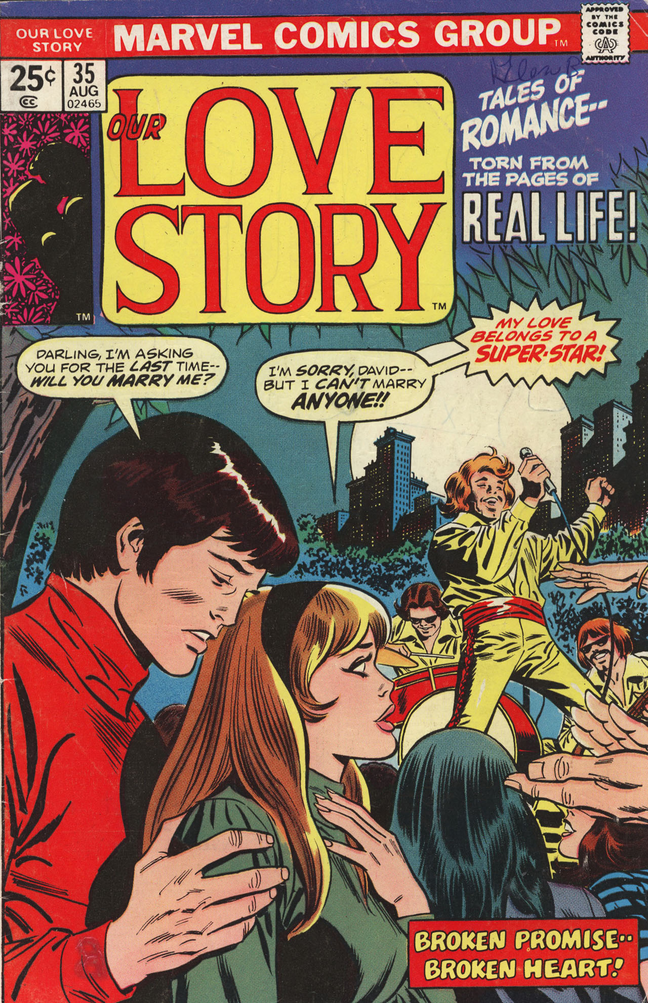 Read online Our Love Story comic -  Issue #35 - 1