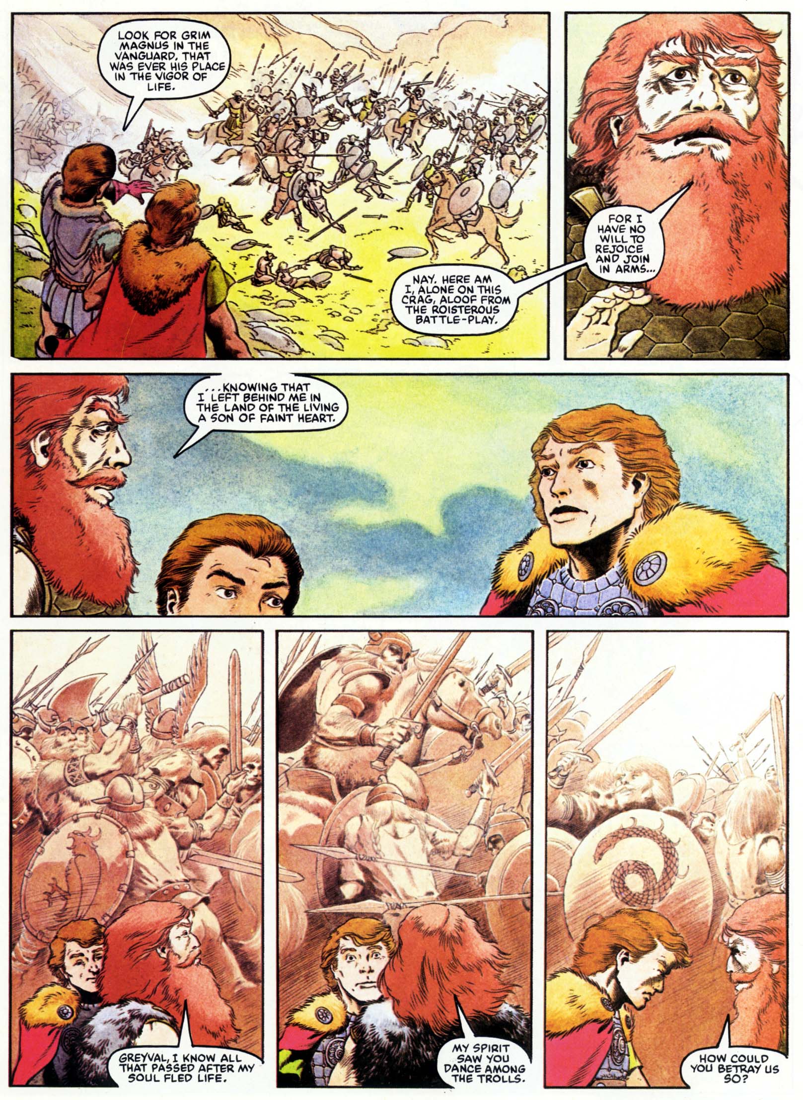 Read online Marvel Graphic Novel comic -  Issue #15 - The Raven Banner - 30