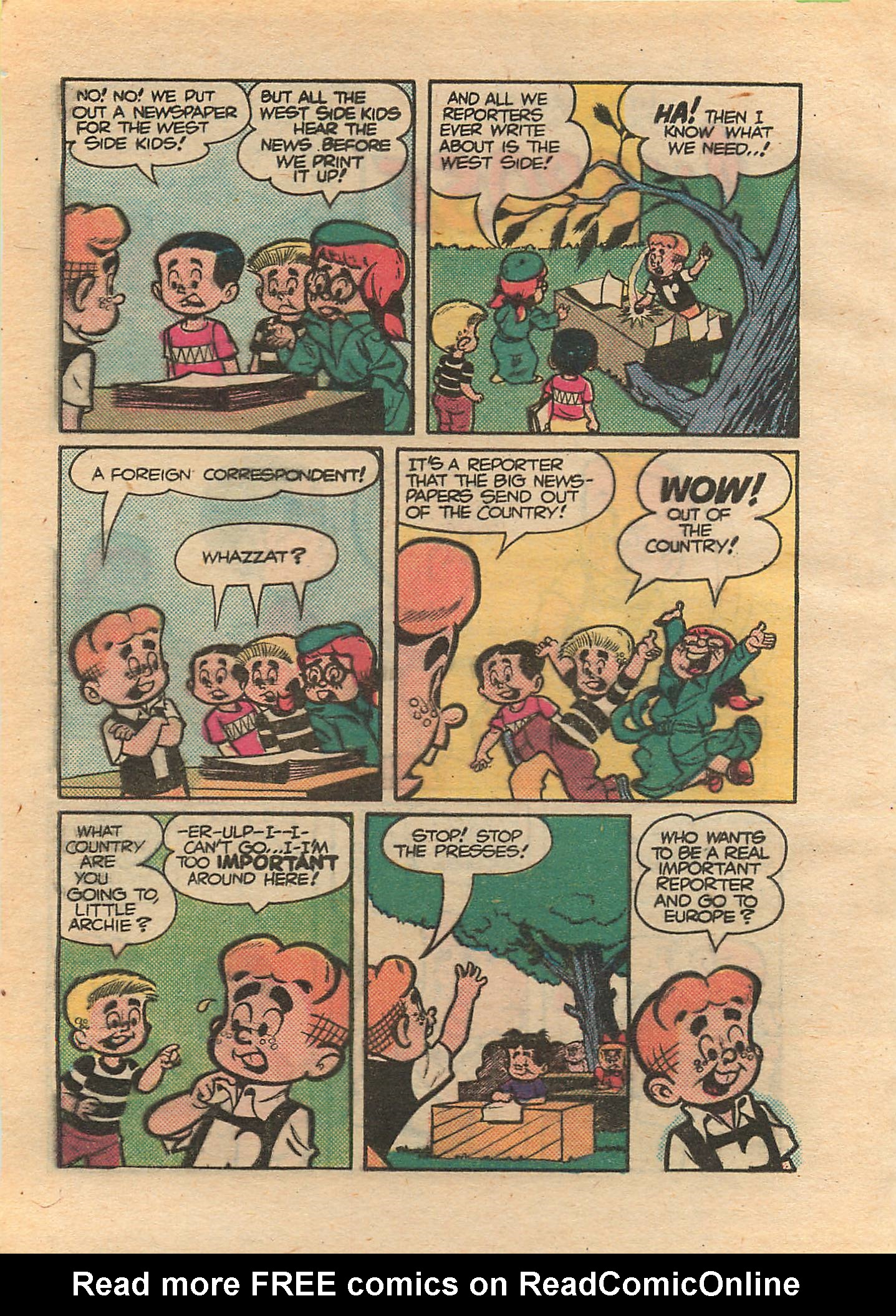Read online Little Archie Comics Digest Magazine comic -  Issue #7 - 119