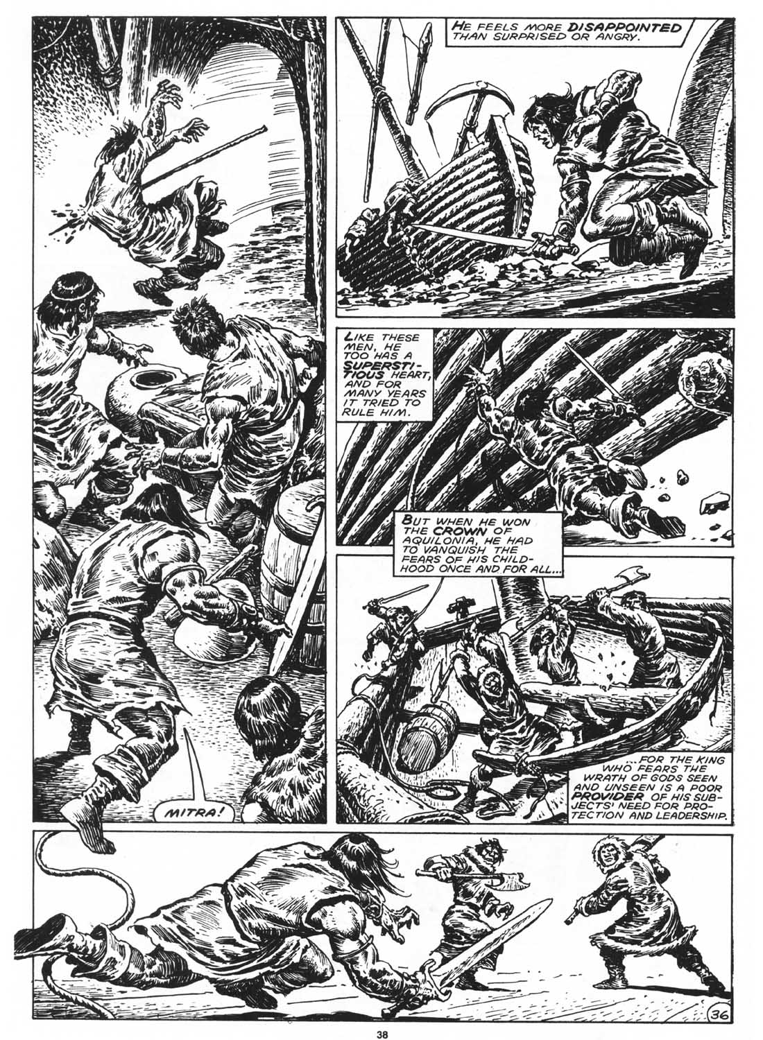 Read online The Savage Sword Of Conan comic -  Issue #168 - 39