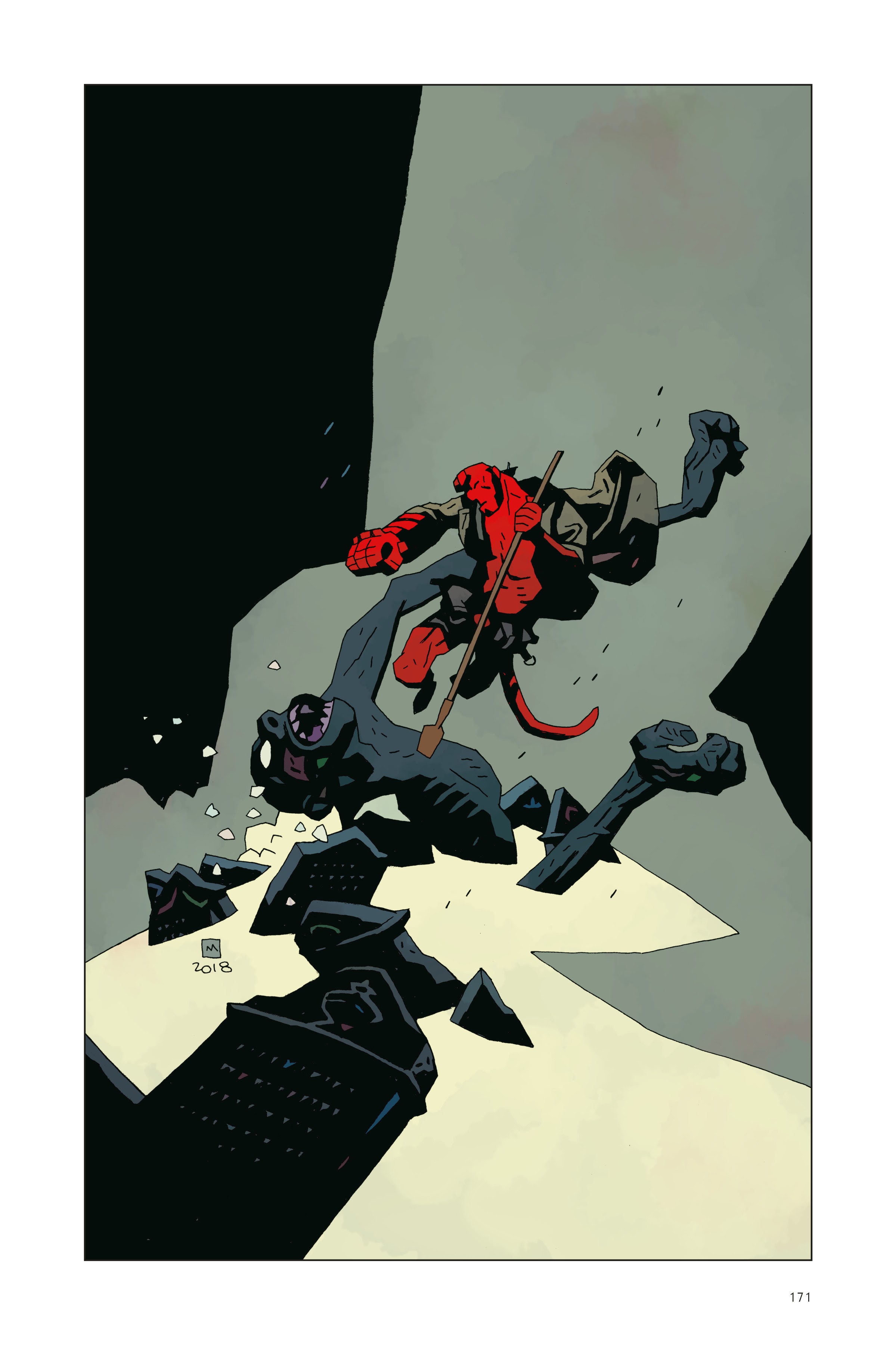 Read online Hellboy: 25 Years of Covers comic -  Issue # TPB (Part 2) - 73