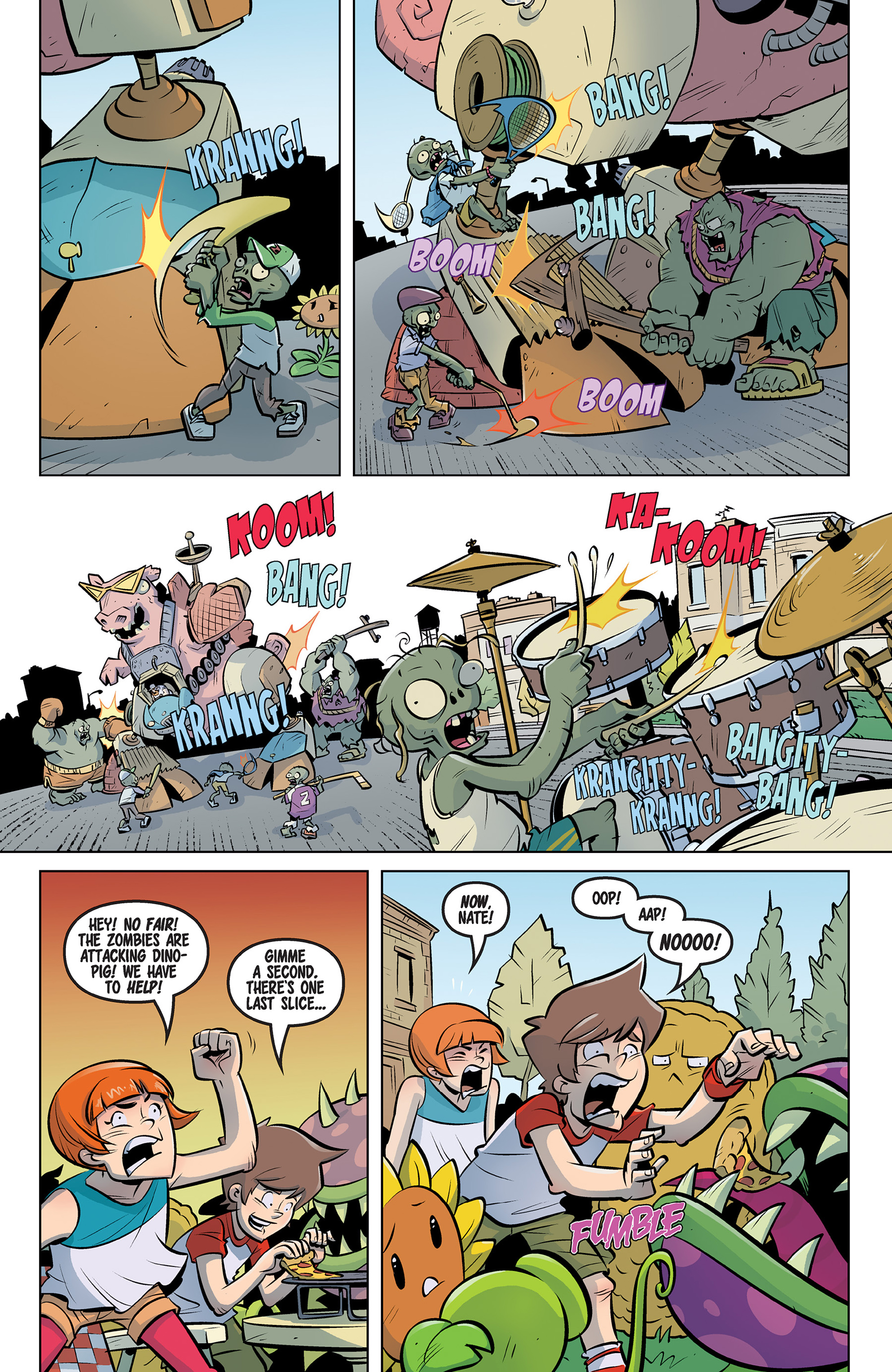 Read online Plants vs. Zombies: Petal to the Metal comic -  Issue #9 - 22