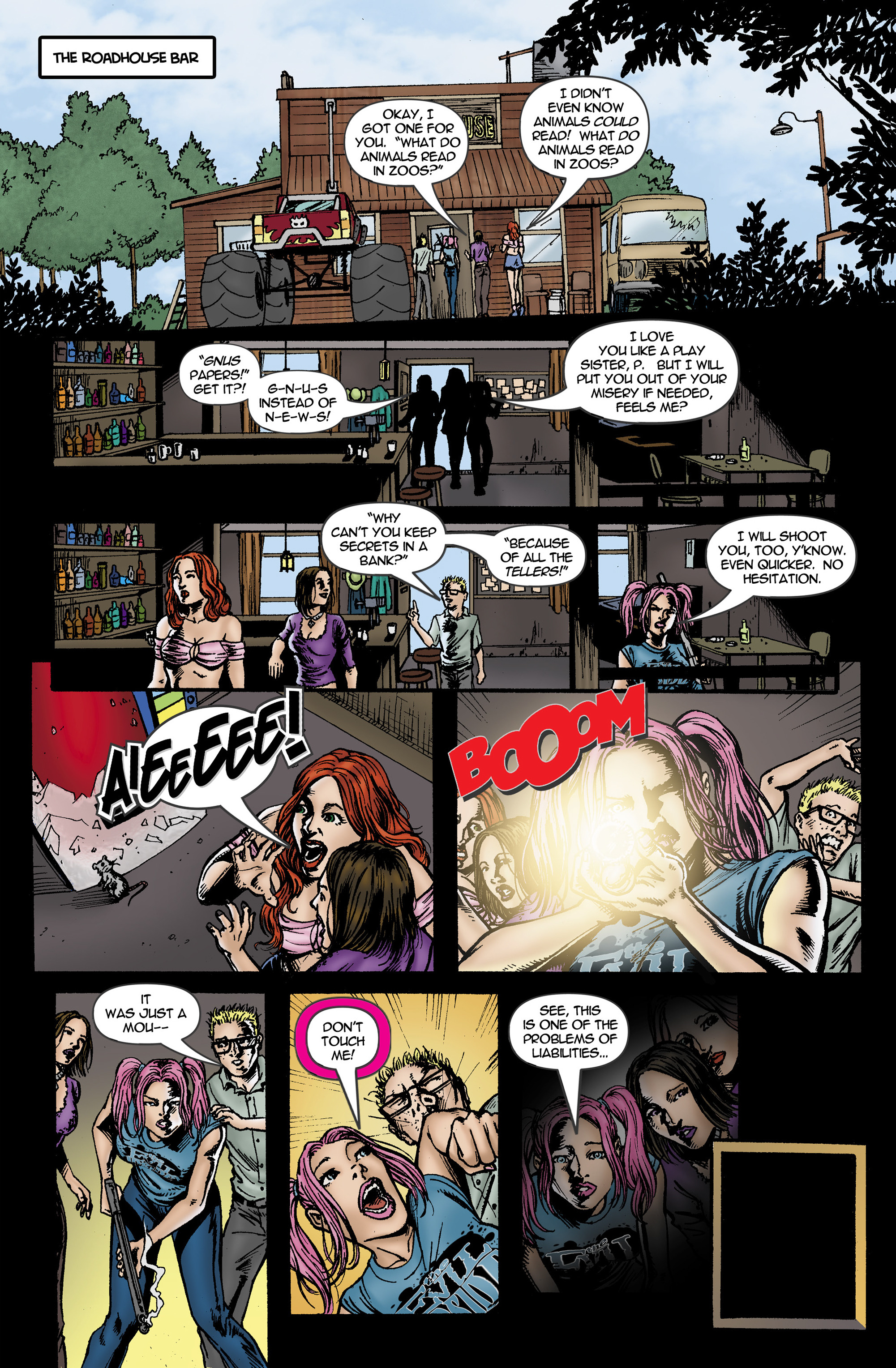 Read online Chaos Campus: Sorority Girls Vs. Zombies comic -  Issue #14 - 19