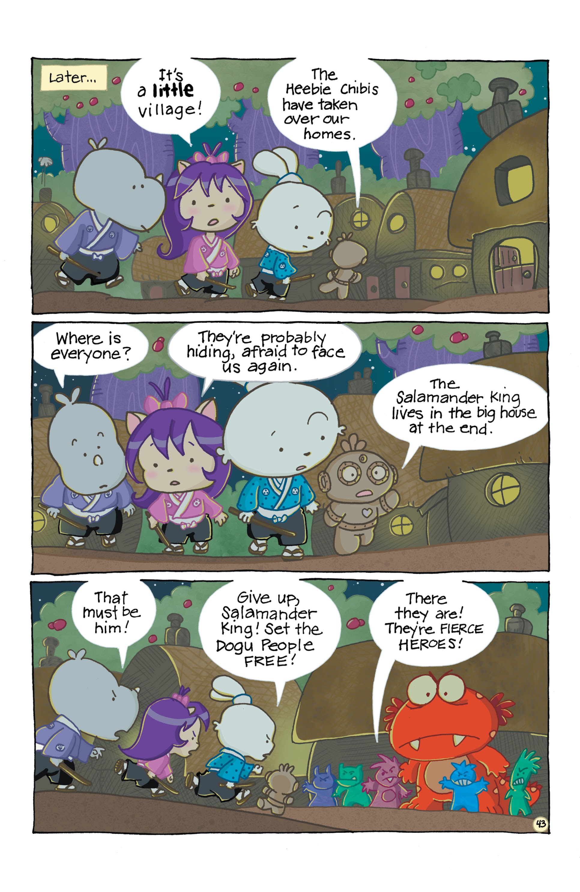 Read online Chibi-Usagi: Attack of the Heebie Chibis comic -  Issue # TPB - 47