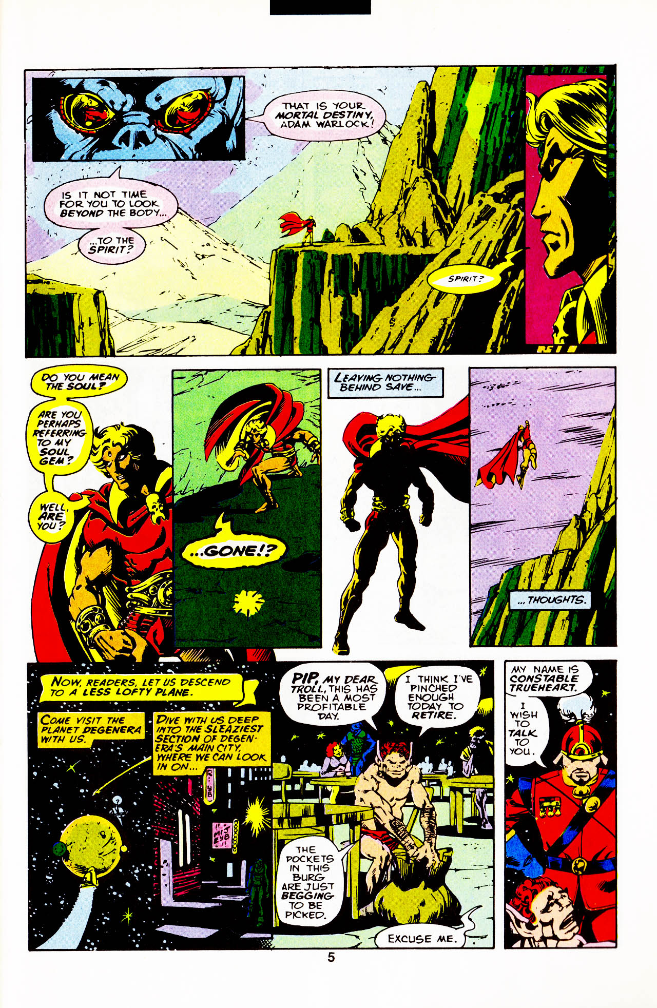 Read online Warlock (1992) comic -  Issue #5 - 7