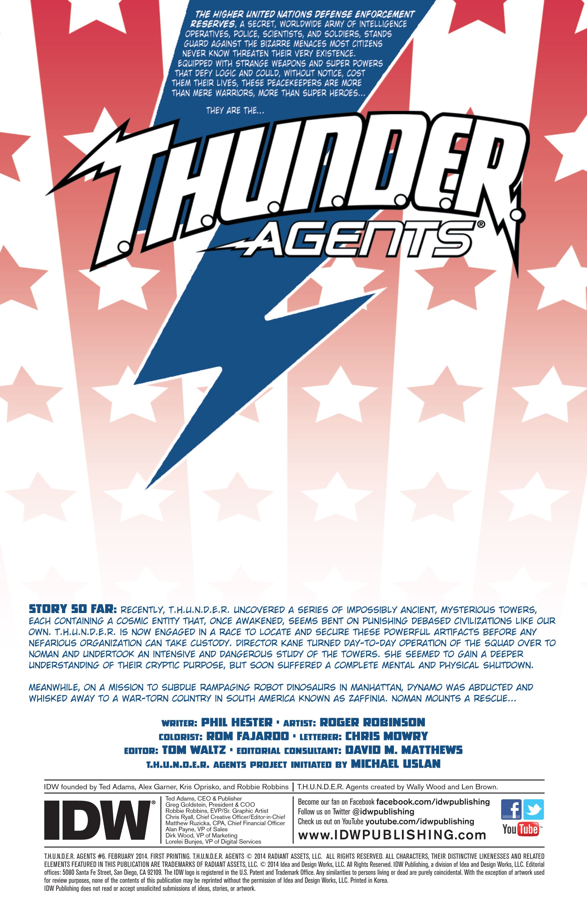 Read online T.H.U.N.D.E.R. Agents (2013) comic -  Issue #6 - 2